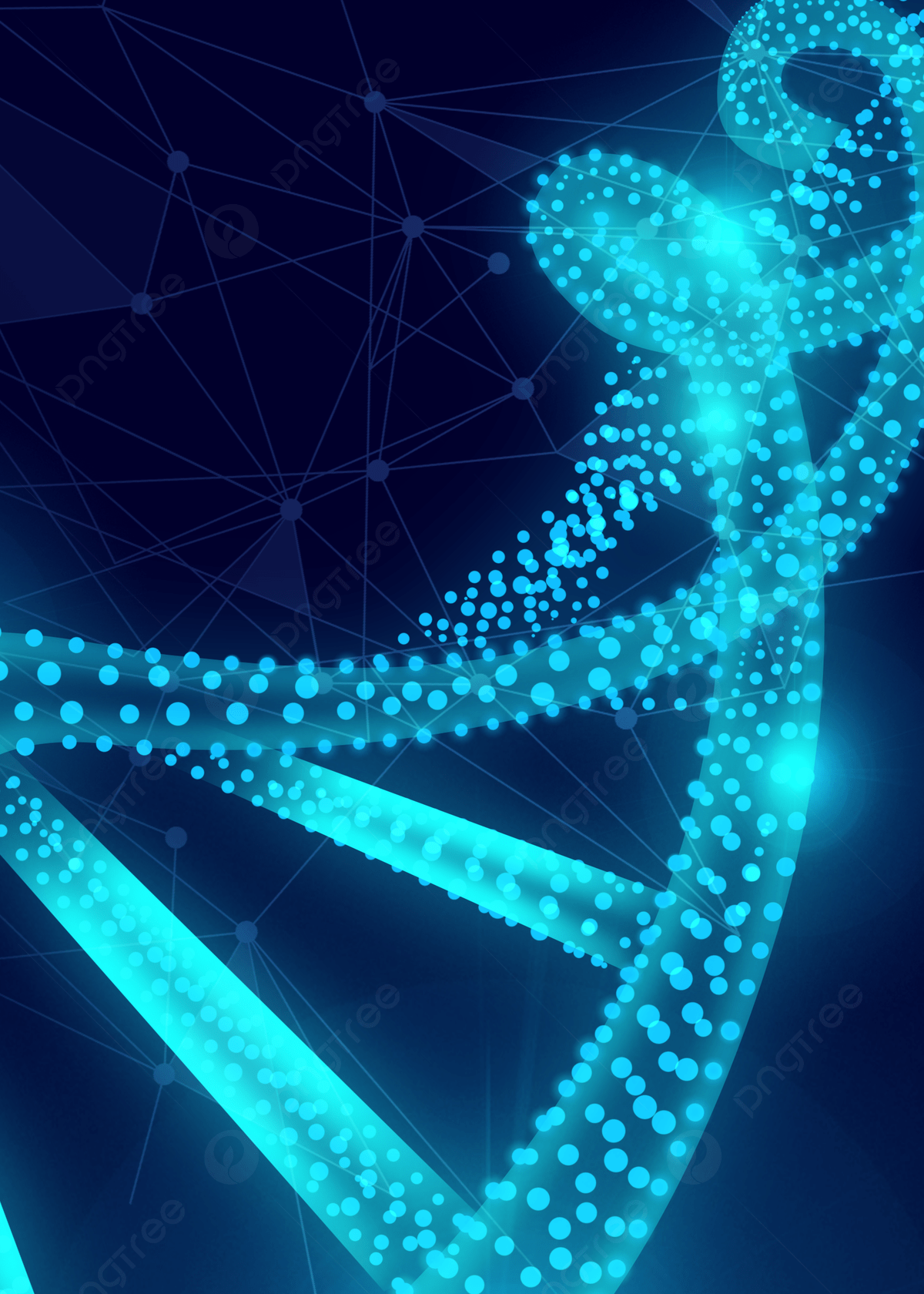 1200x1680 Light Effect Dna Medical Background Gradient Gene Chain Wallpaper Image For Free Download