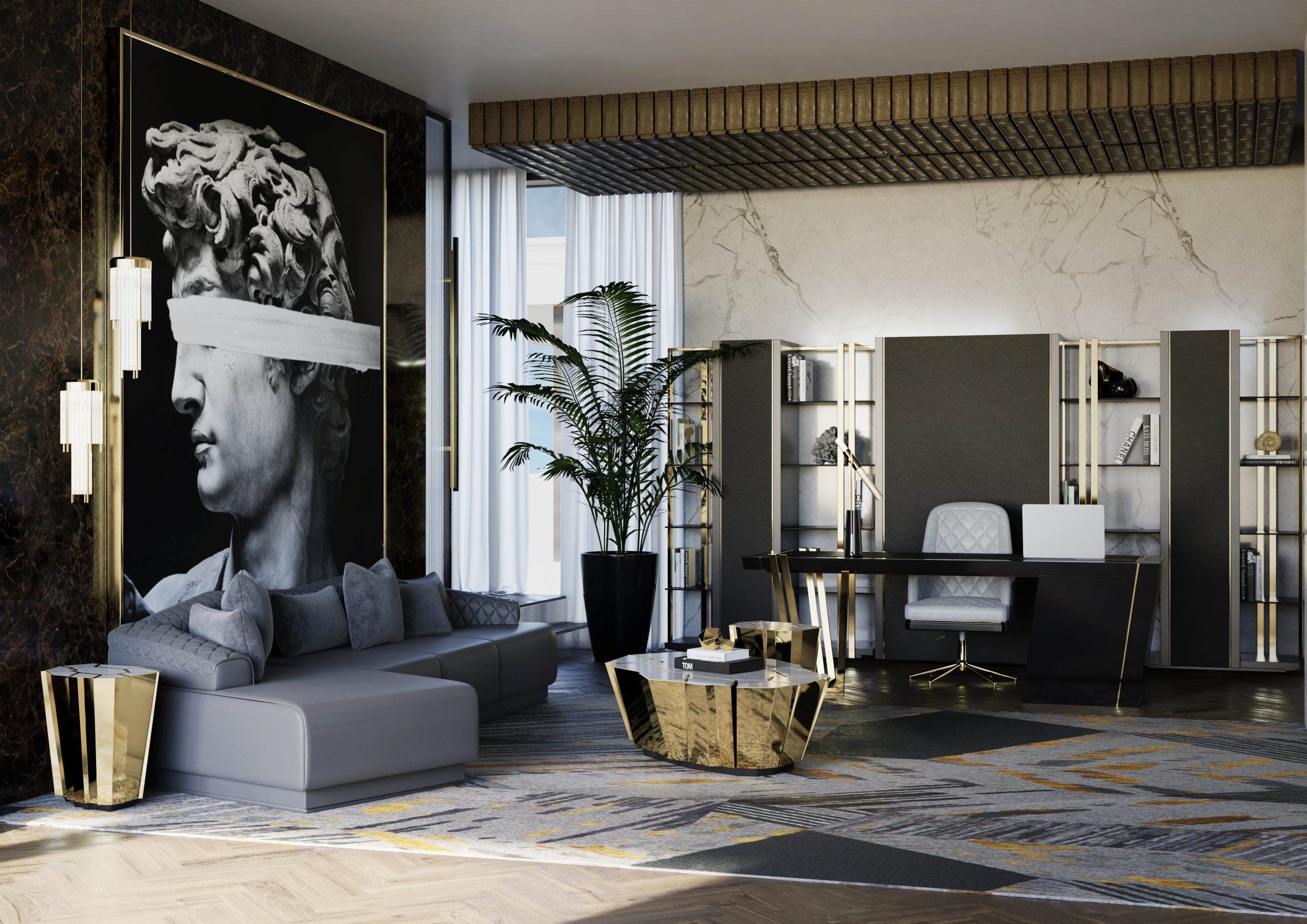 2560x1810 Luxury Office That Exudes A Modern Opulence
