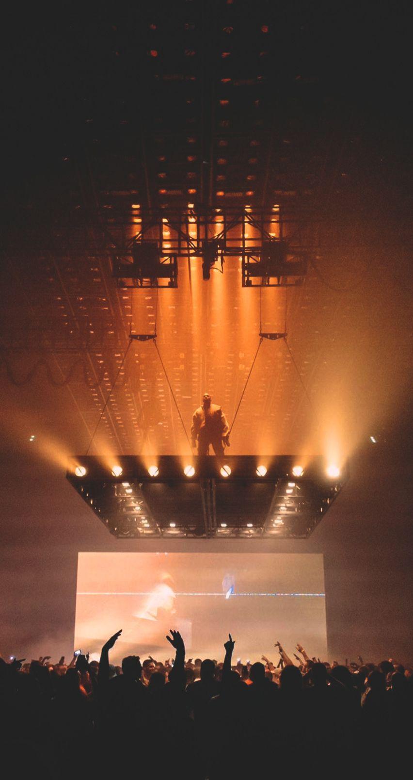 852x1608 One More Cup of Coffee. welovekanyewest: Kanye West's Saint Pablo Tour. Kanye west wallpaper, Saint pablo tour, Stage set