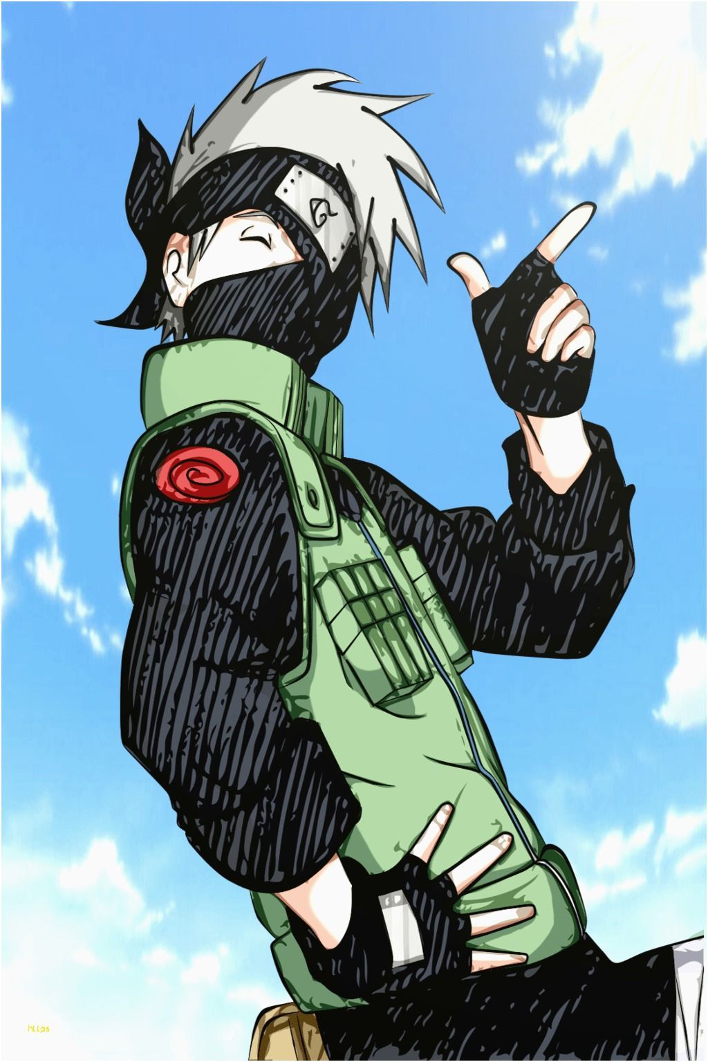 1024x1536 Cute Kakashi Wallpaper
