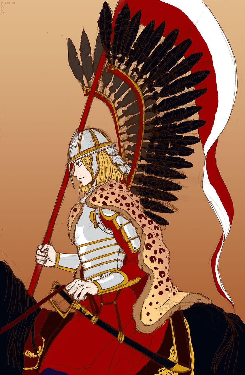 850x1300 Anime Polish Winged Hussars HD phone wallpaper