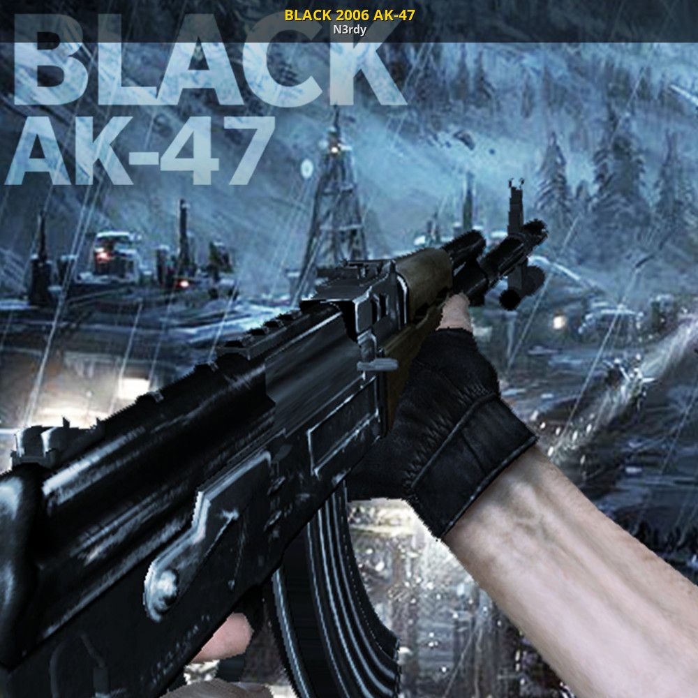 1000x1000 BLACK 2006 AK 47 [Counter Strike: Source] [Mods]