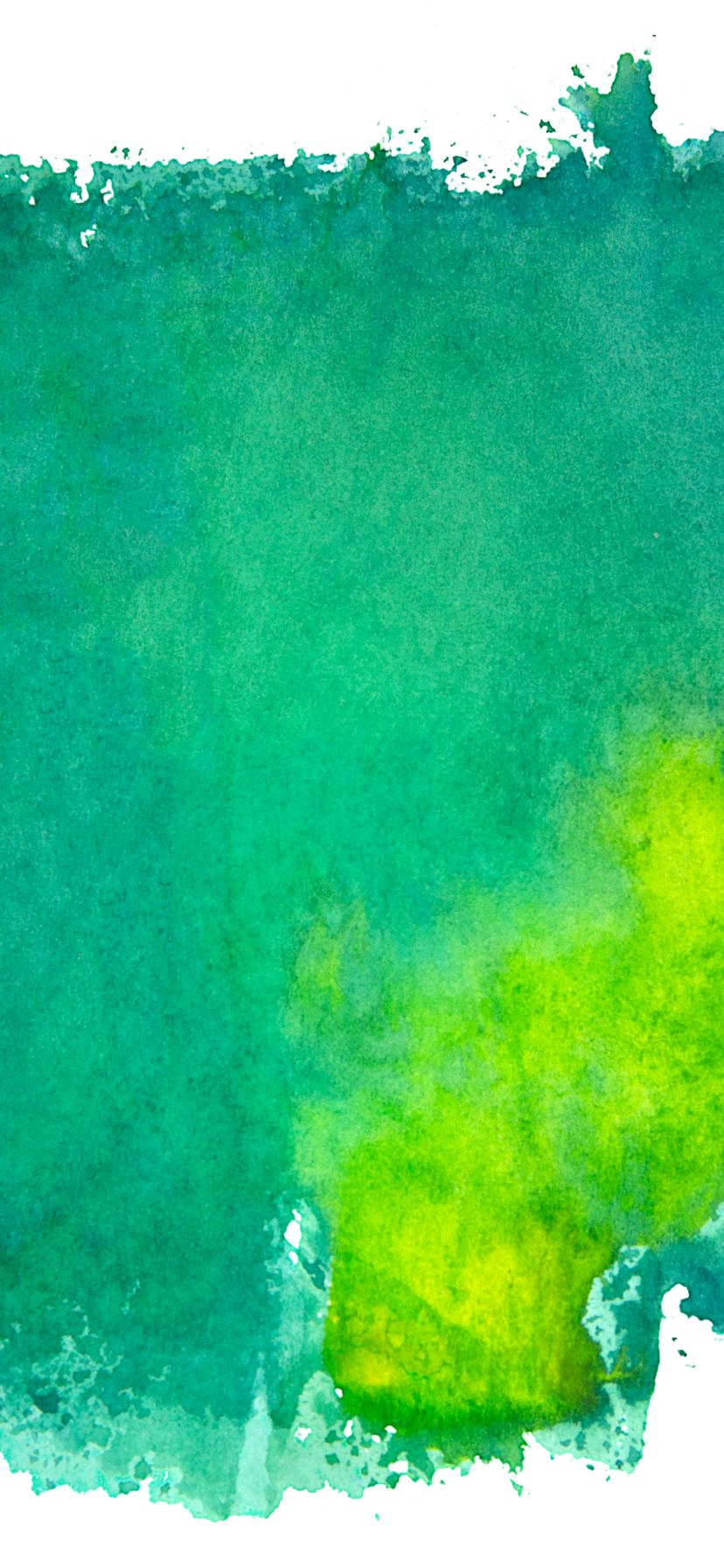 828x1792 Watercolor Texture Green Wallpaper