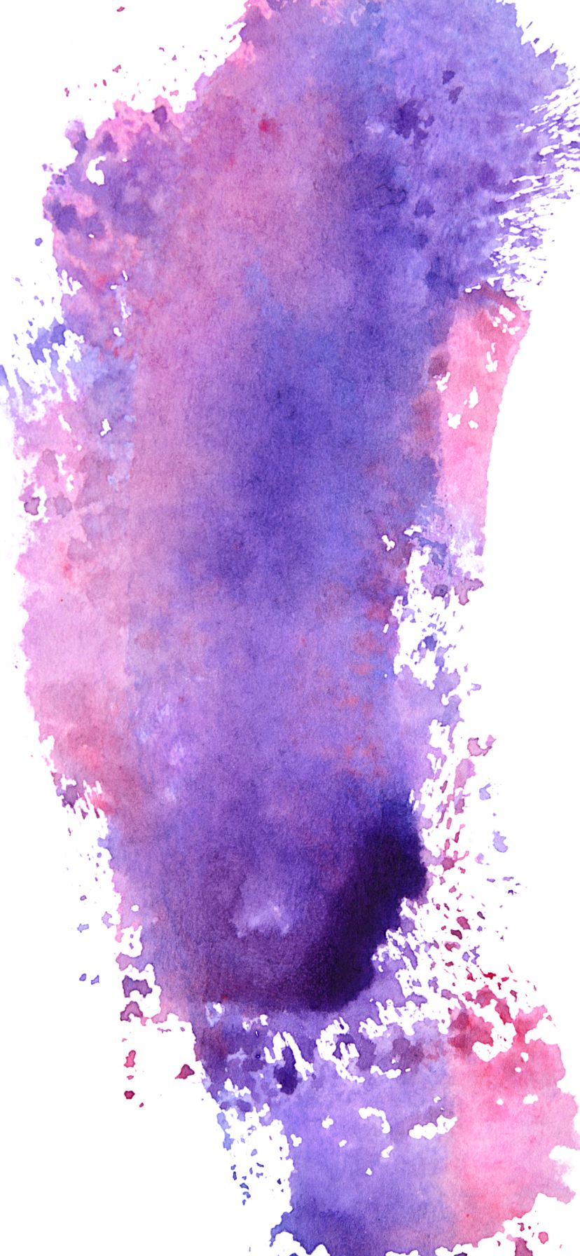 828x1792 Watercolor Texture Purple Wallpaper