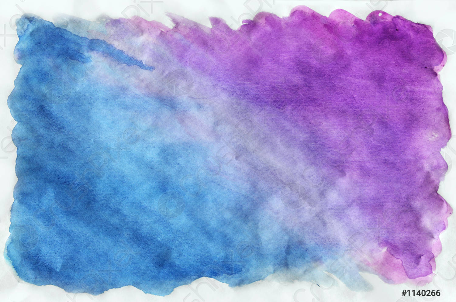 1500x994 Colorful blue violet pink watercolor wet brush paint liquid background