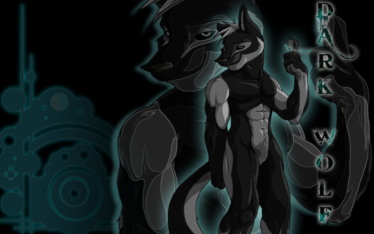 1280x800 Dark Wolf wallpaper by IceHeartedLion - Fur Affinity [dot] net