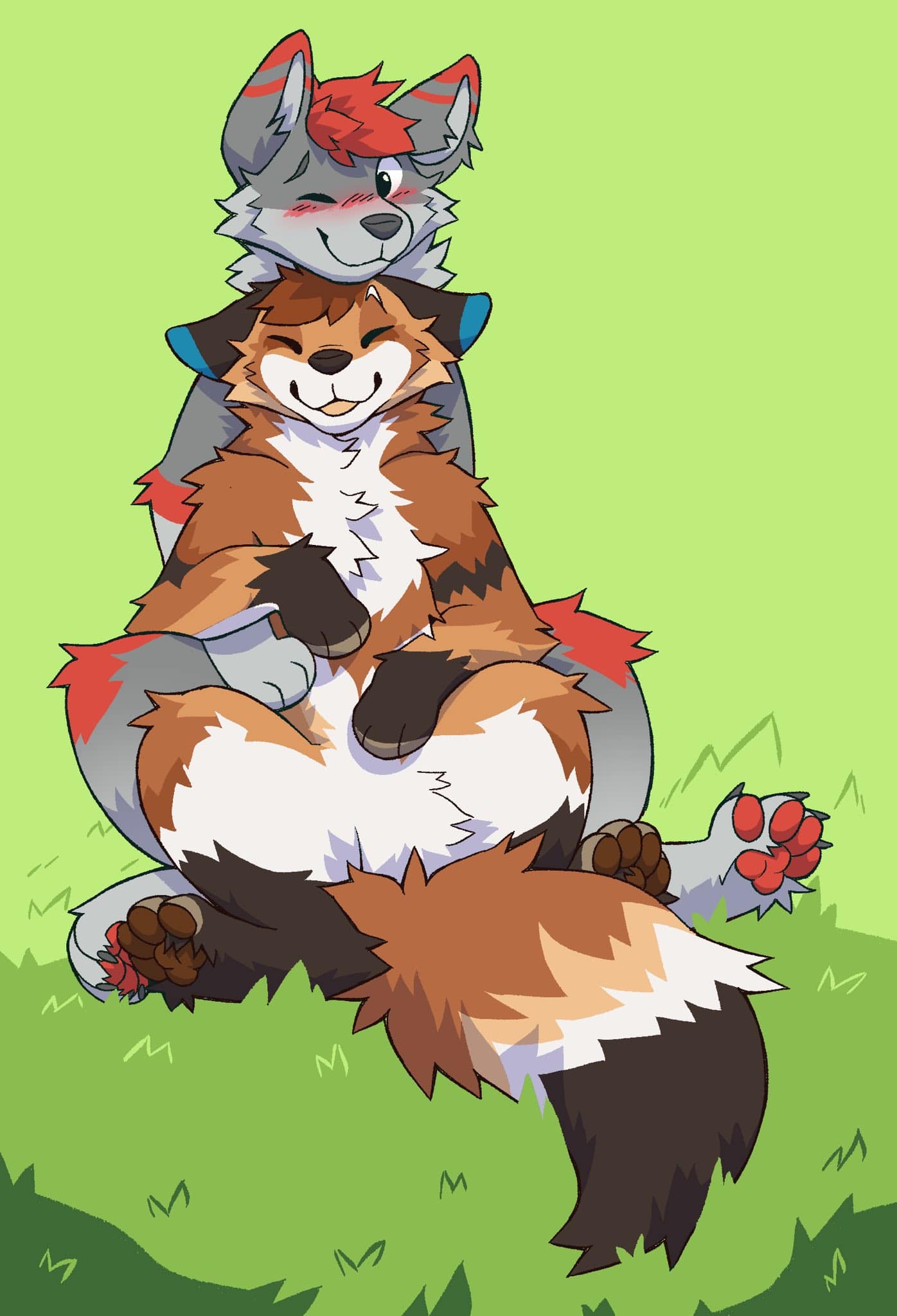 1396x2048 Furry Wallpaper