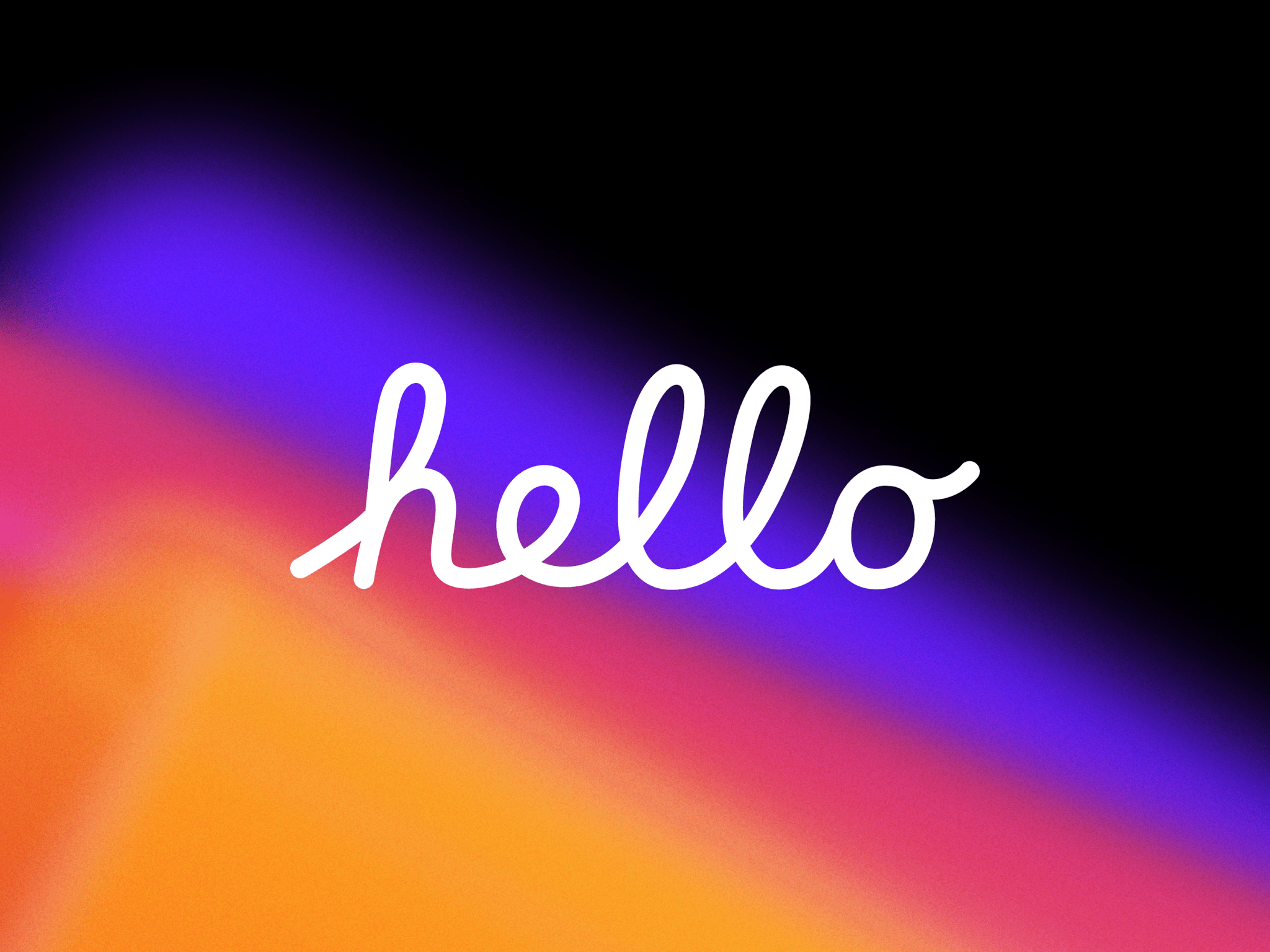 2048x1536 Hello Wallpaper 4K, Apple Event, Gradient background
