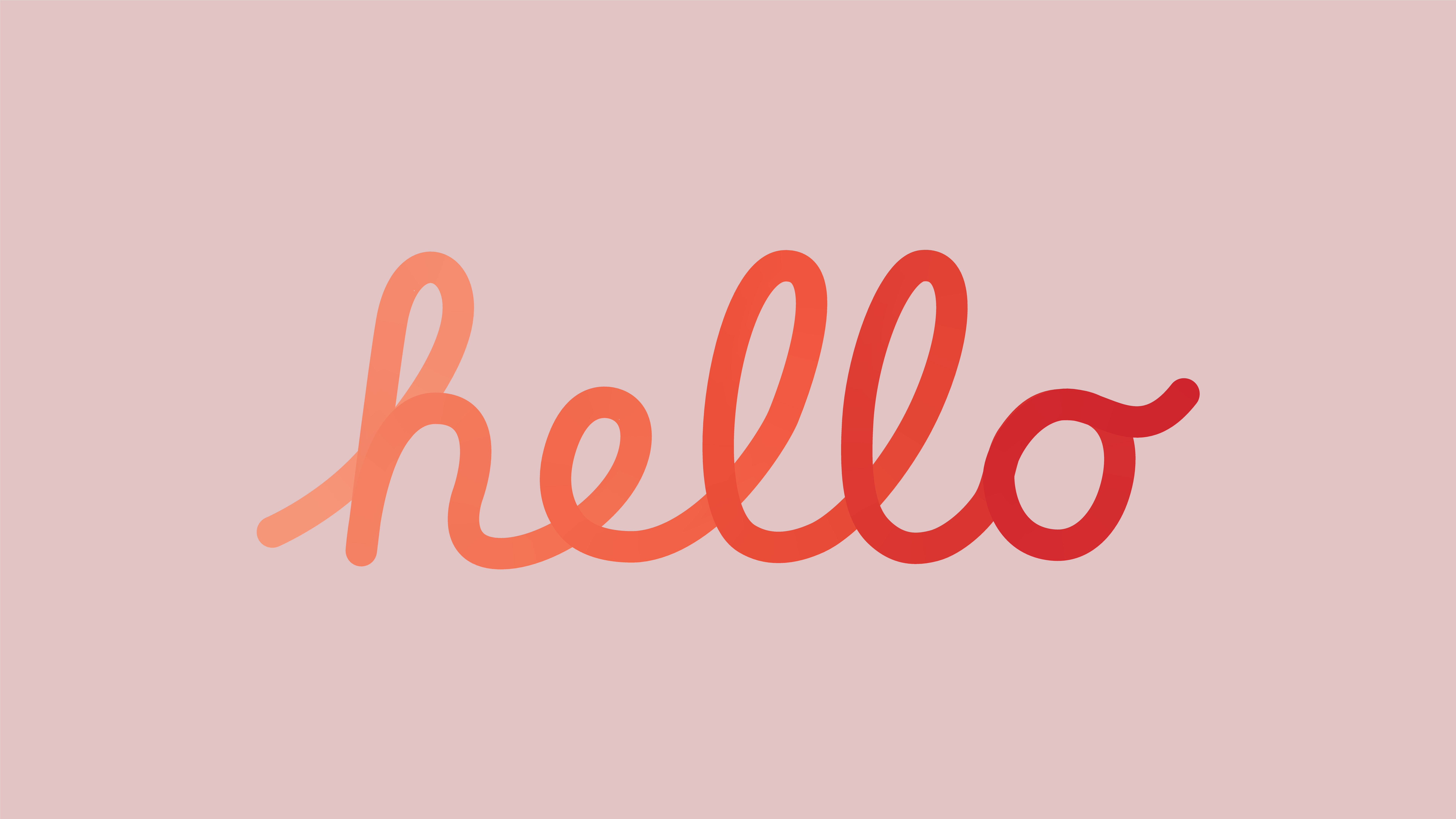 7674x4317 A user asked where I got the Hello wallpaper in my setup post, and I actually made it myself. Wanted to share the download link with everyone here in case they also