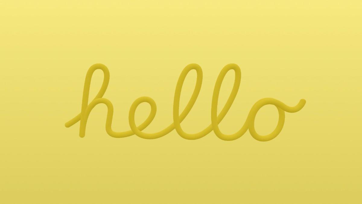 1200x675 Apple Hello Wallpaper