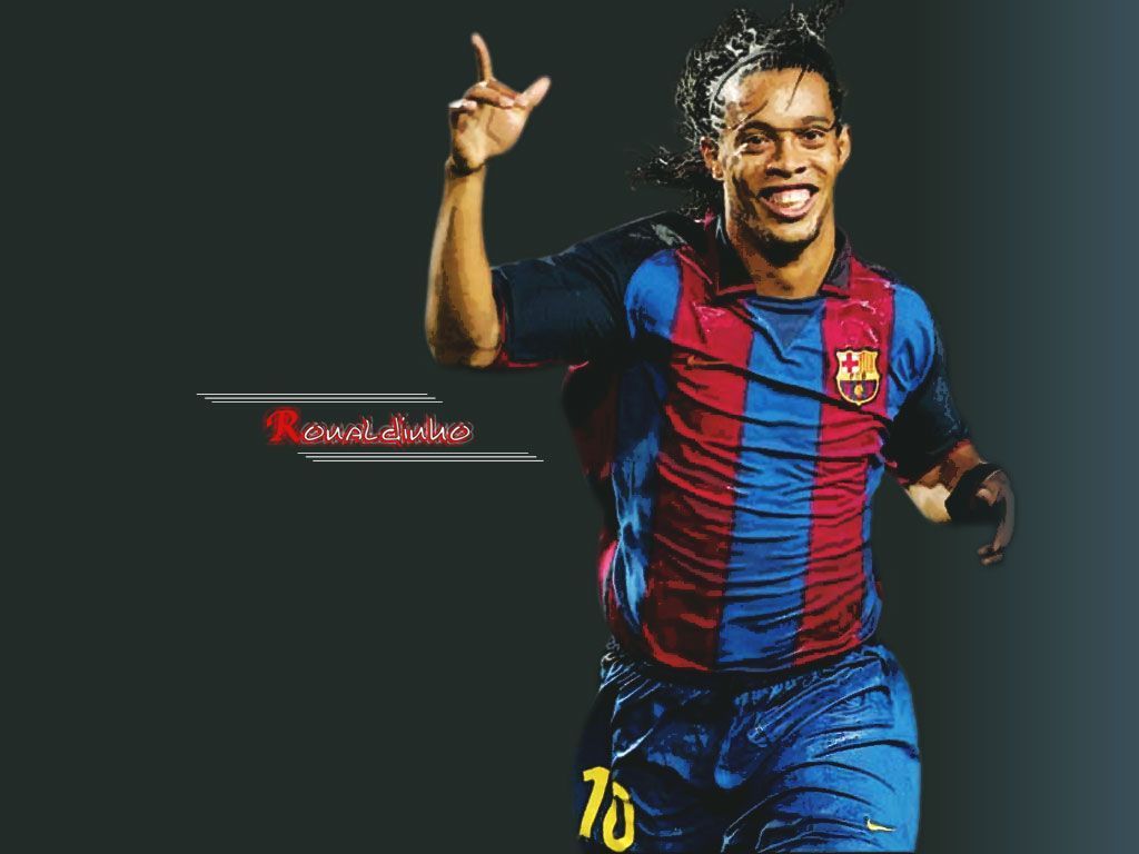 1024x768 Ronaldinho Wallpaper