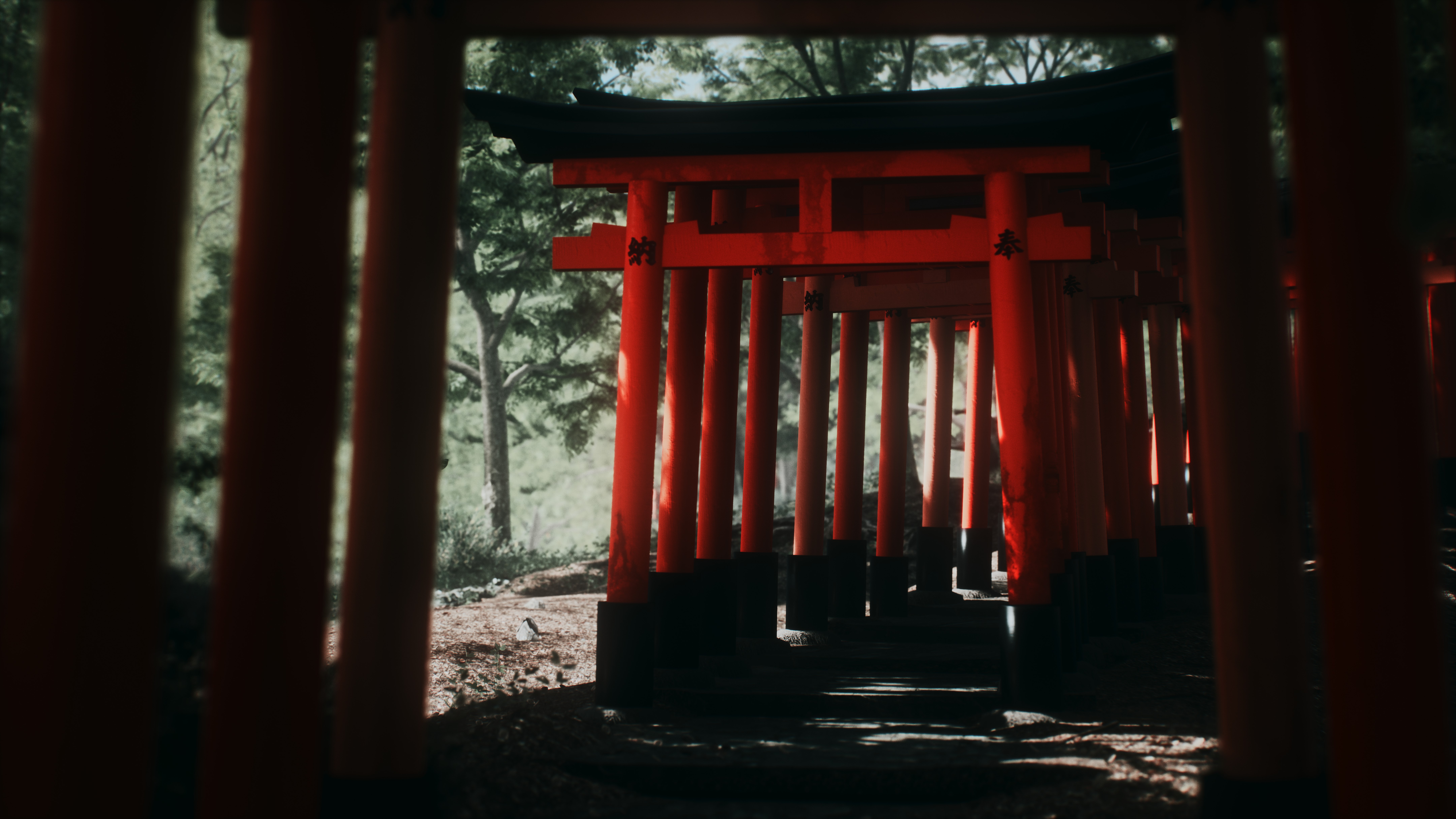 8640x4860 4K, Video Games, Fushimi Inari Taisha, Screen Shot, Torii, Explore Fushimi Inari Gallery HD Wallpaper