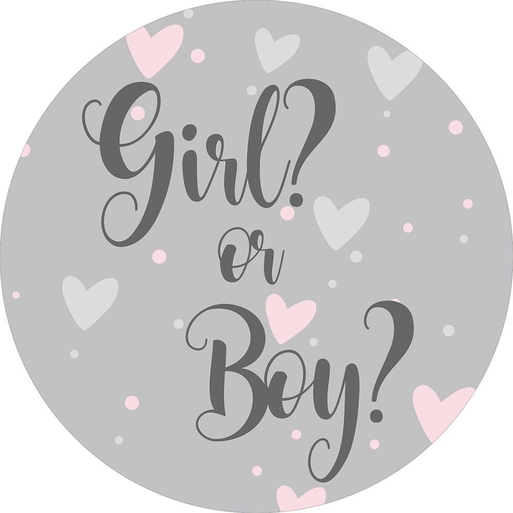 1000x1000 Allenjoy Boy Or Girl Gender Reveal Party Photophone Birthday Elastic Photography round Background Baby Shower Wallpaper