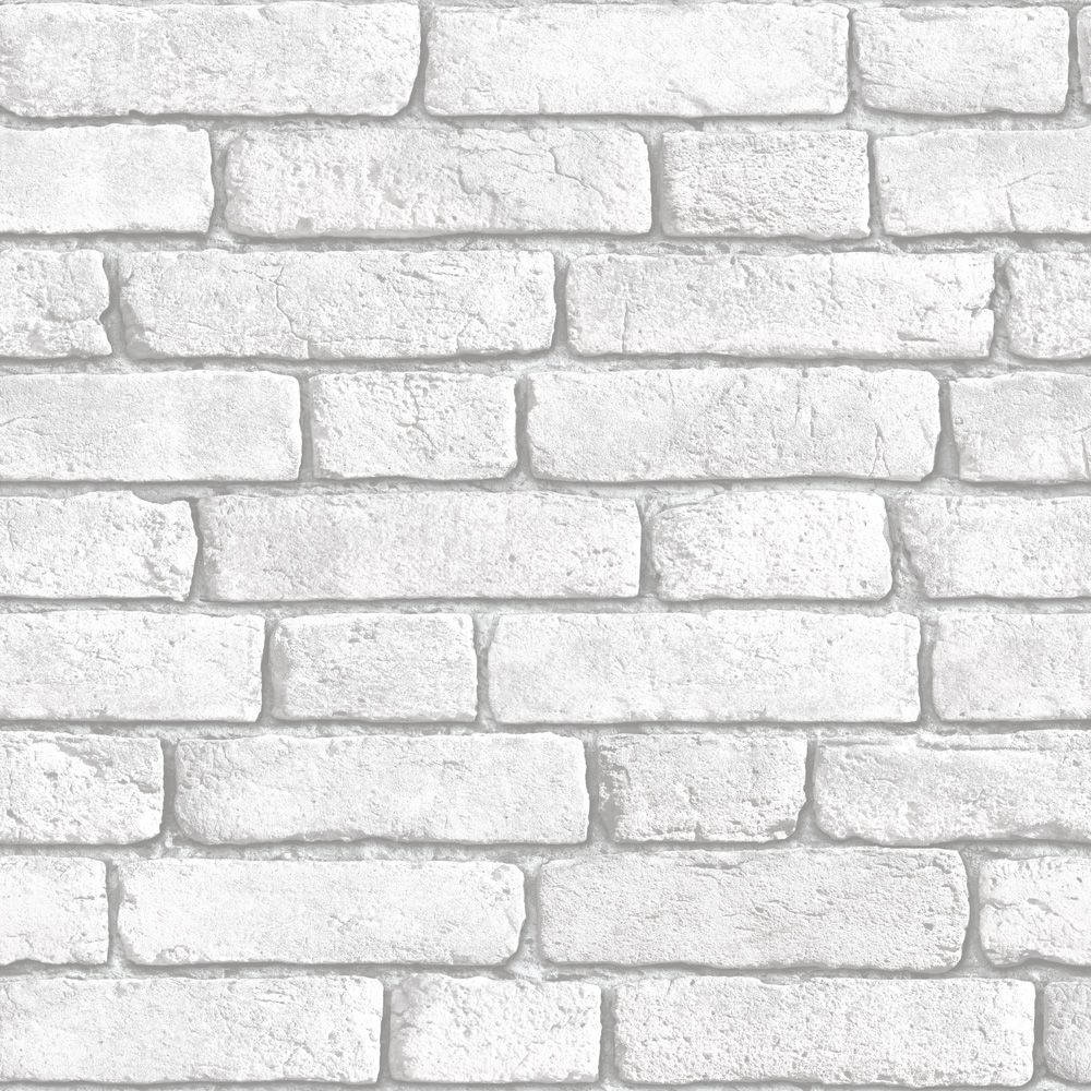 1000x1000 White Brick Wallpaper
