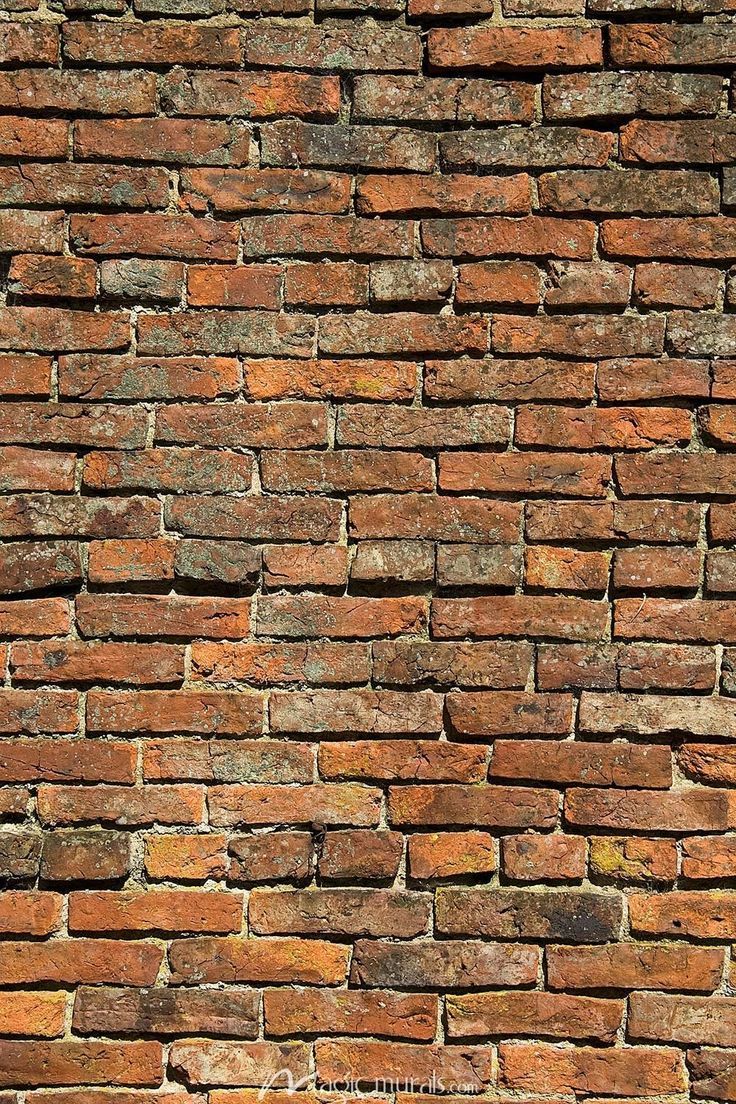 736x1104 Weathered Brick Wall. Brick wall, Brick wall wallpaper, Stone wall design