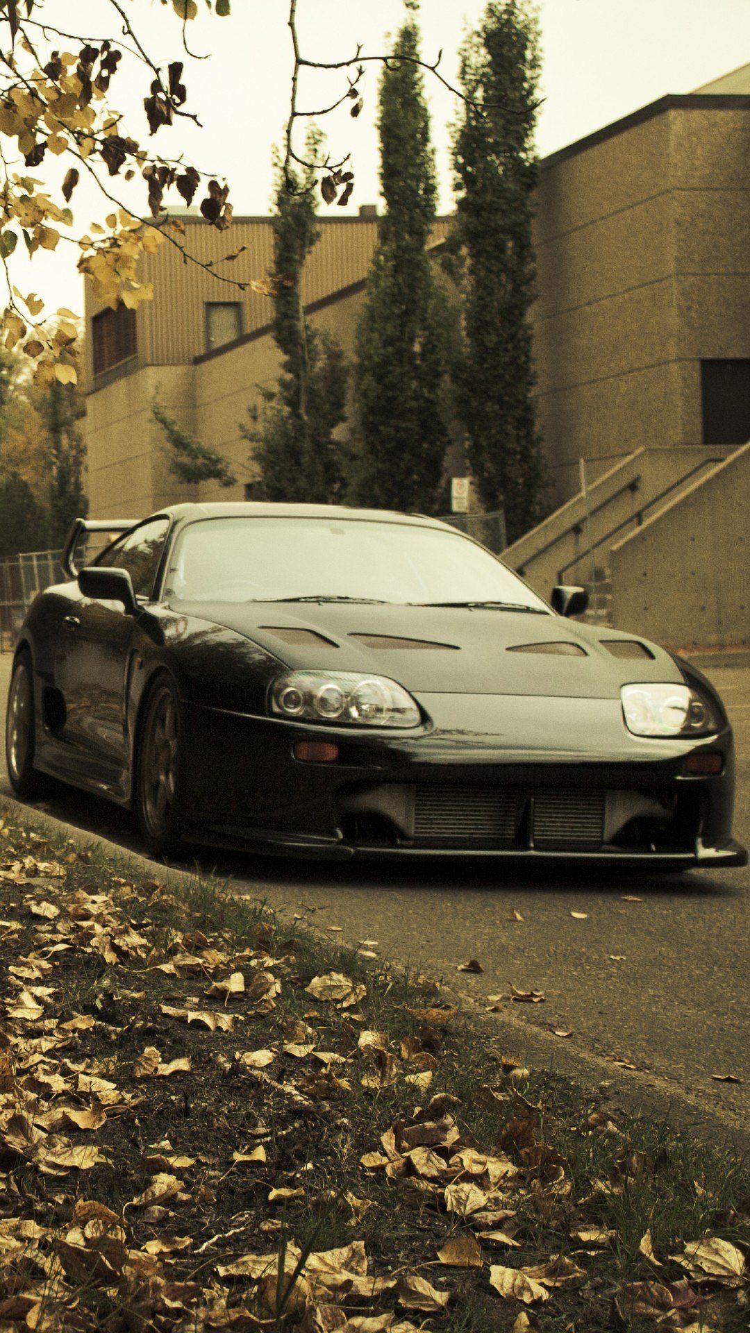1080x1920 Black Toyota Supra Wallpaper Download