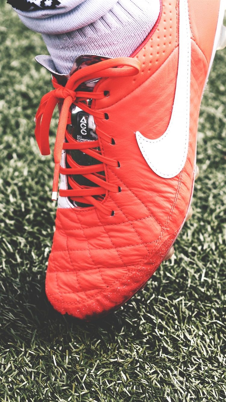 750x1334 Nike Football Shoes Lawn iPhone 8 Wallpaper Free Download