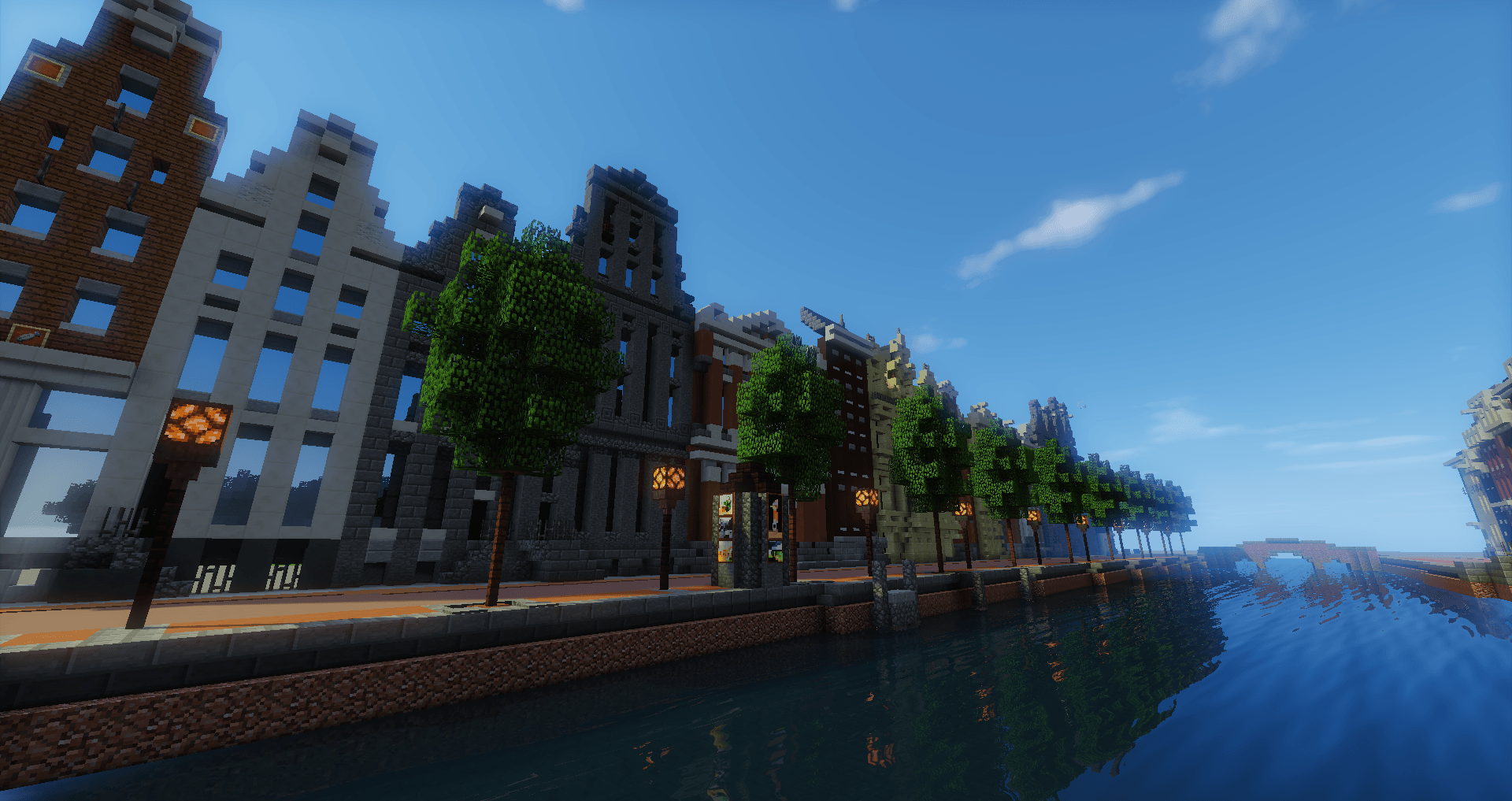1920x1017 Minecraft Amsterdam Wallpaper 01. Minecraft Wallpaper
