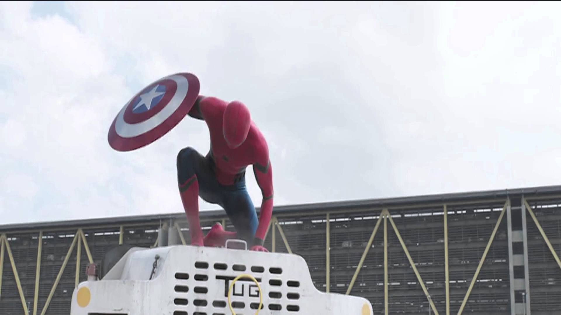 1920x1080 First Official Spiderman Scene Captain America Civil War 2016 Leaked