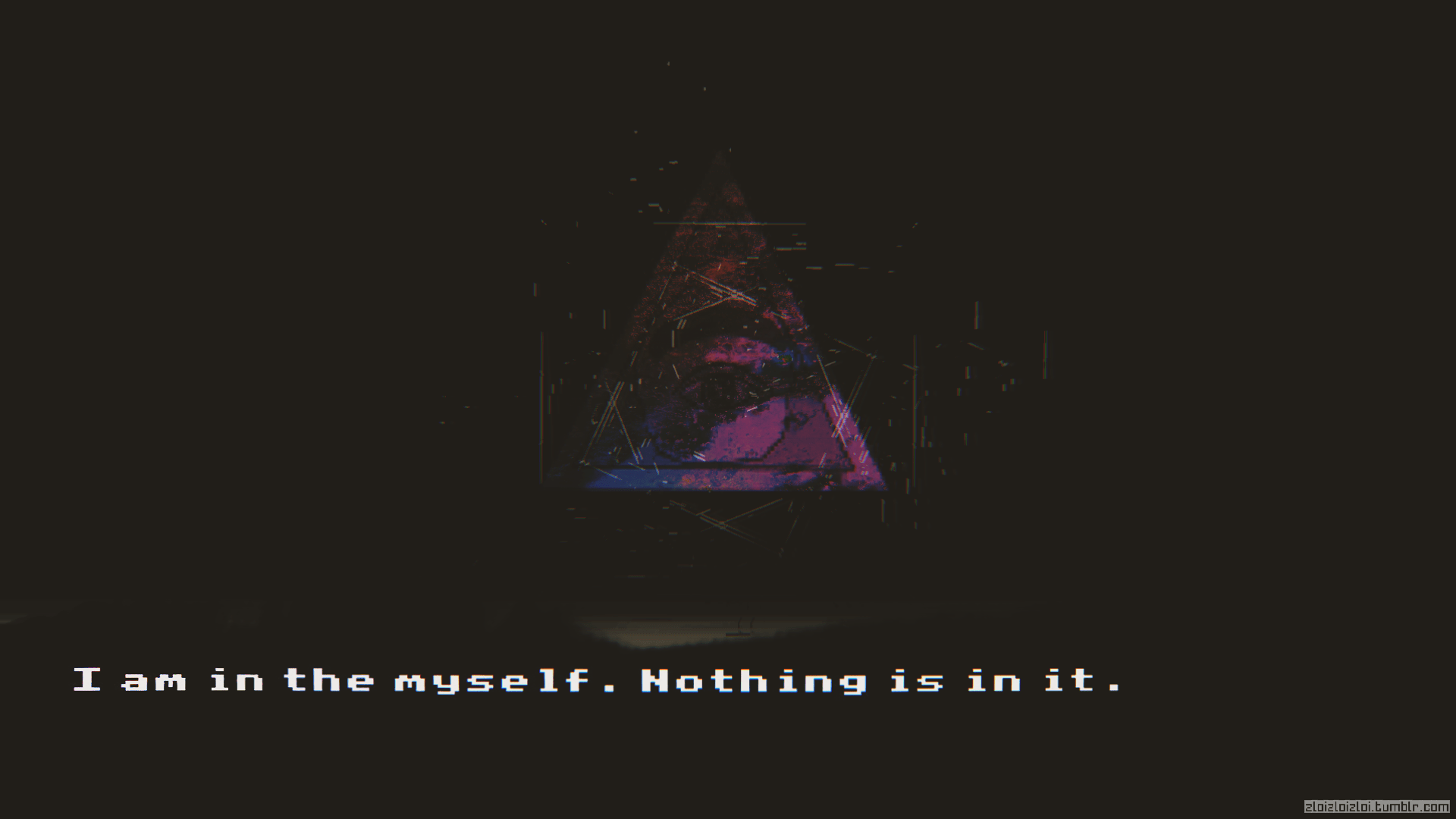 1920x1080 abstract, glitch art, triangle, dark Gallery HD Wallpaper