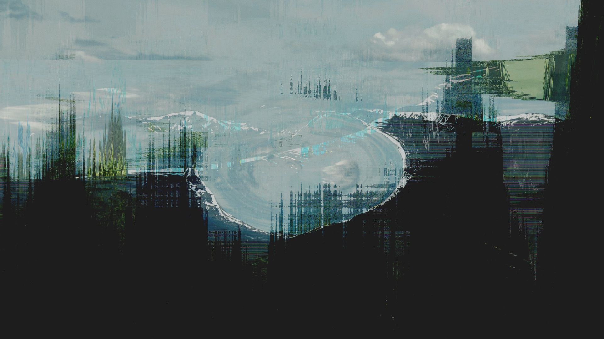 1920x1080 1920x1080 glitch art dark forest wallpaper JPG 523 kB.me!