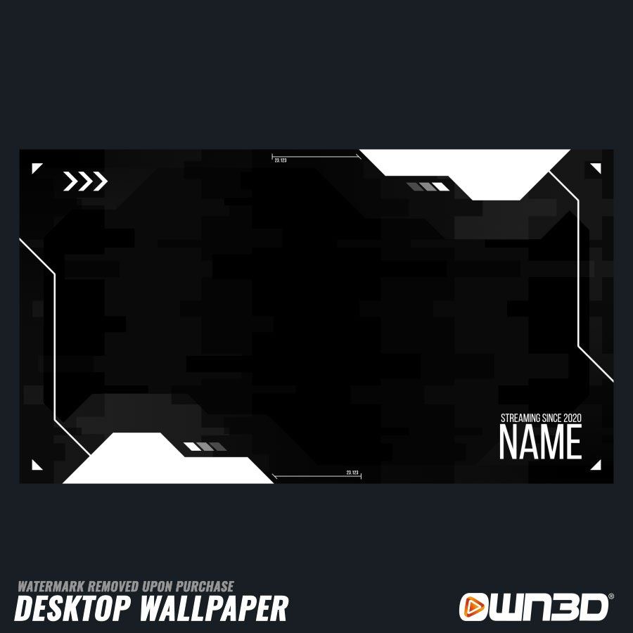 900x900 Dark Glitch Desktop Wallpaper