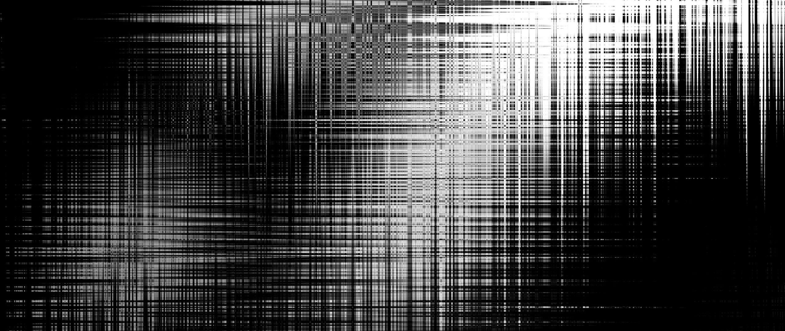 2560x1080 Download wallpaper 2560x1080 glitch, blur, bw, strips, dark dual wide 1080p HD background
