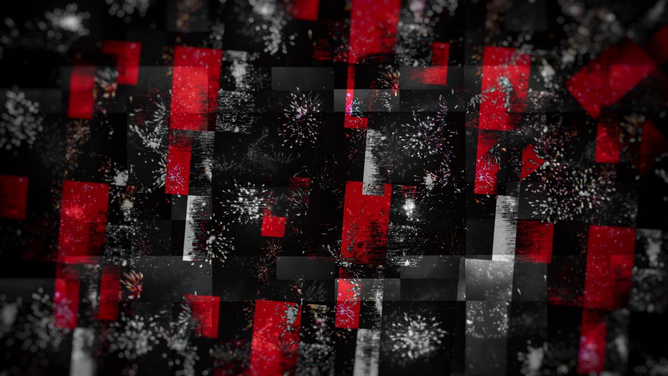 1366x768 Glitch art abstract dark wallpaper background