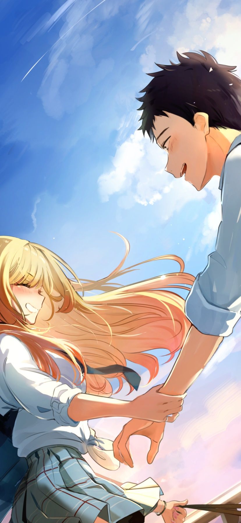 828x1792 Wallpaper / Anime My Dress Up Darling Phone Wallpaper, Wakana Gojo, Marin Kitagawa, 828x1792 Free Download