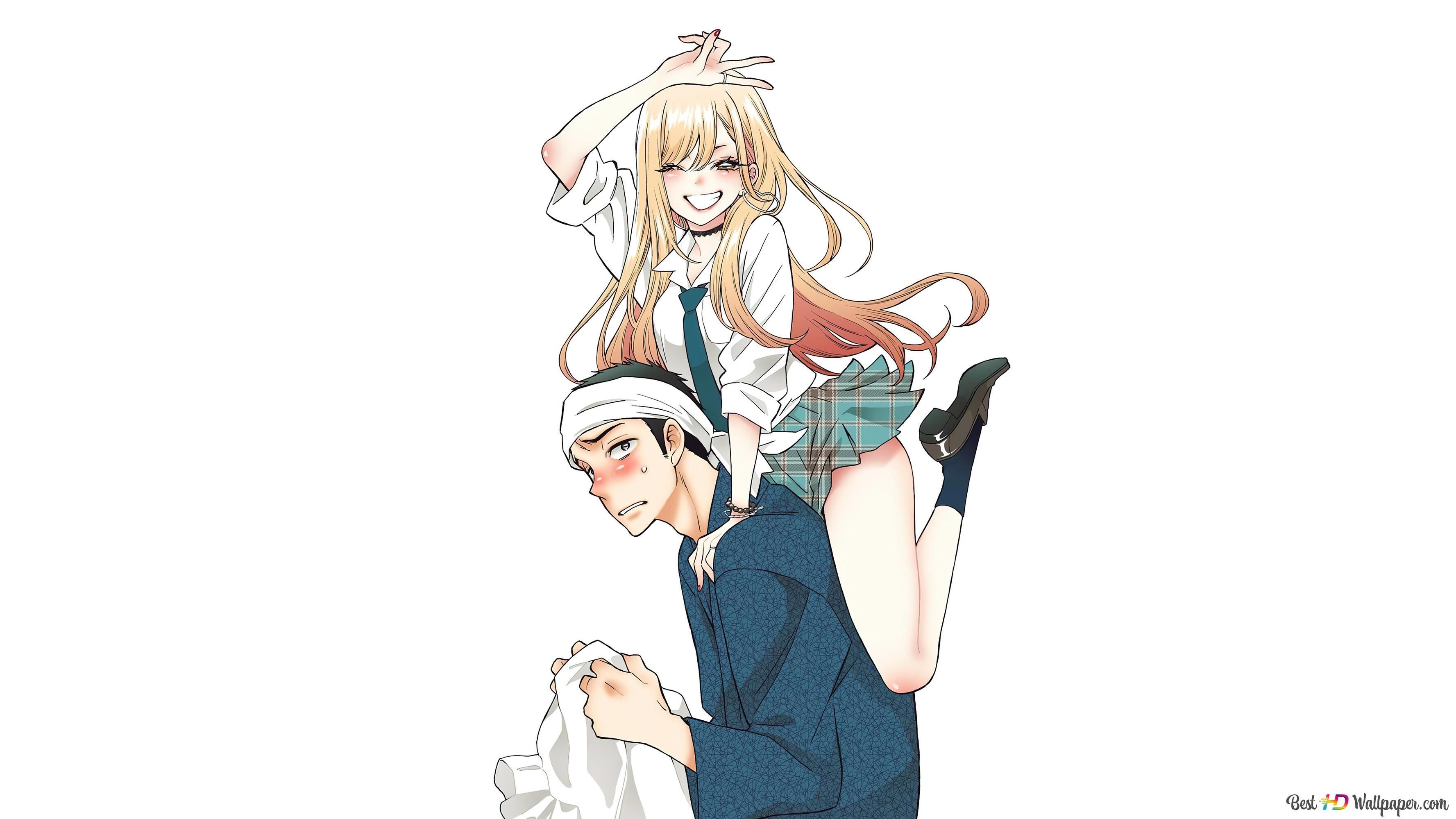 3554x1999 My Dress Up Darling : Wakana Gojou & Marin Kitagawa 4K Wallpaper Download