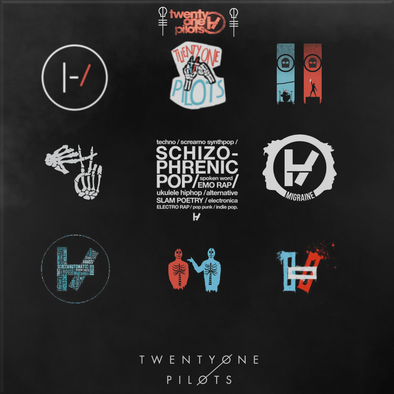 1304x1304 Twenty One Pilots Blurryface