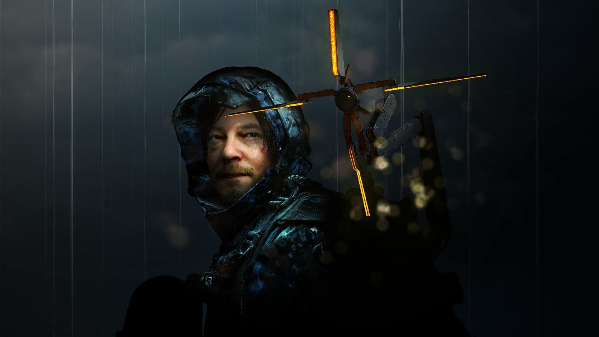 1920x1080 Wallpaper / dark hair, games art, men, 1080P, Hideo Kojima, video game art, video games, Death Stranding, Norman Reedus free download