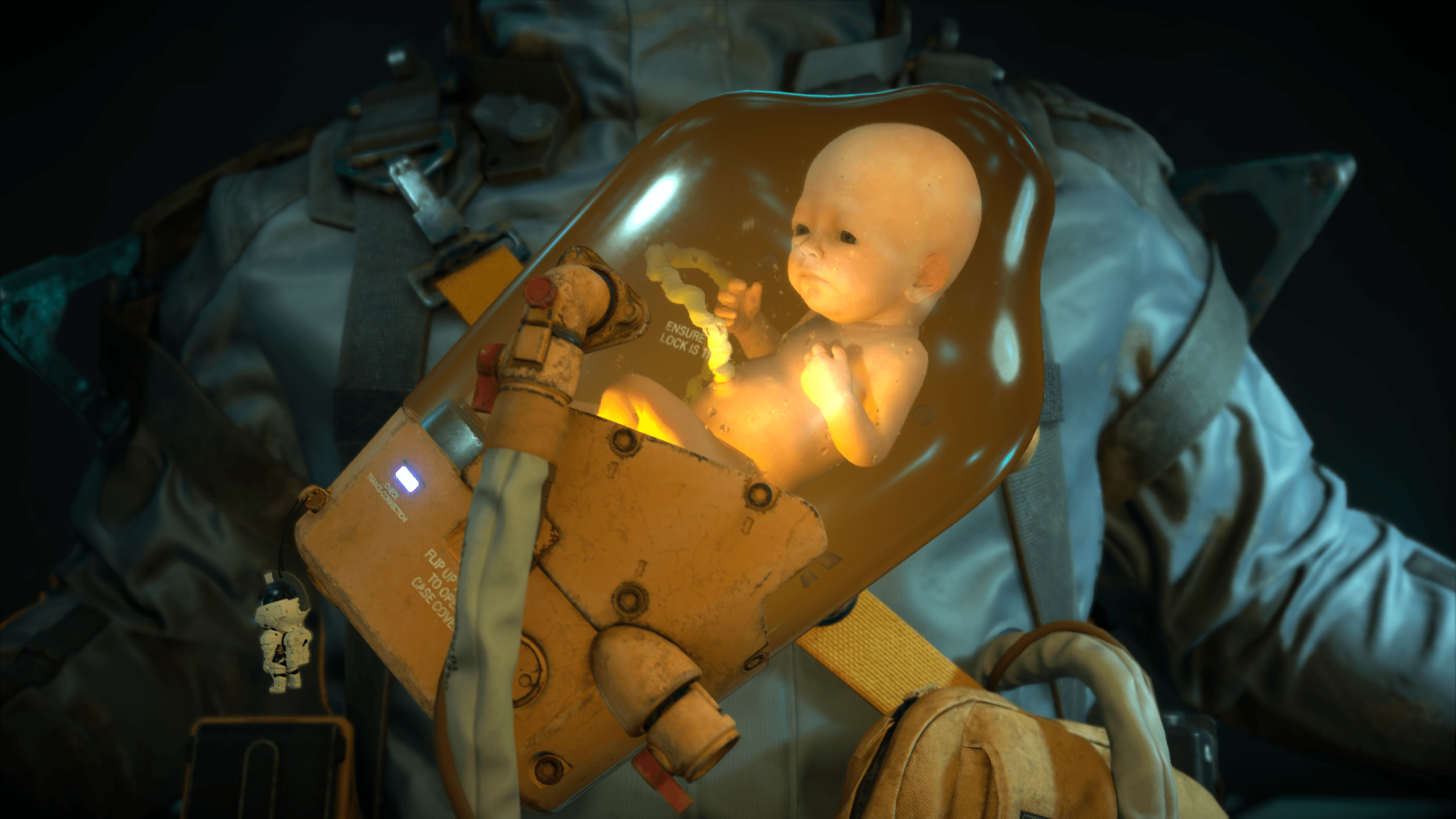 2560x1440 baby, Death Stranding, Hideo Kojima, screen shot, HDR, video gamesx1440 Wallpaper