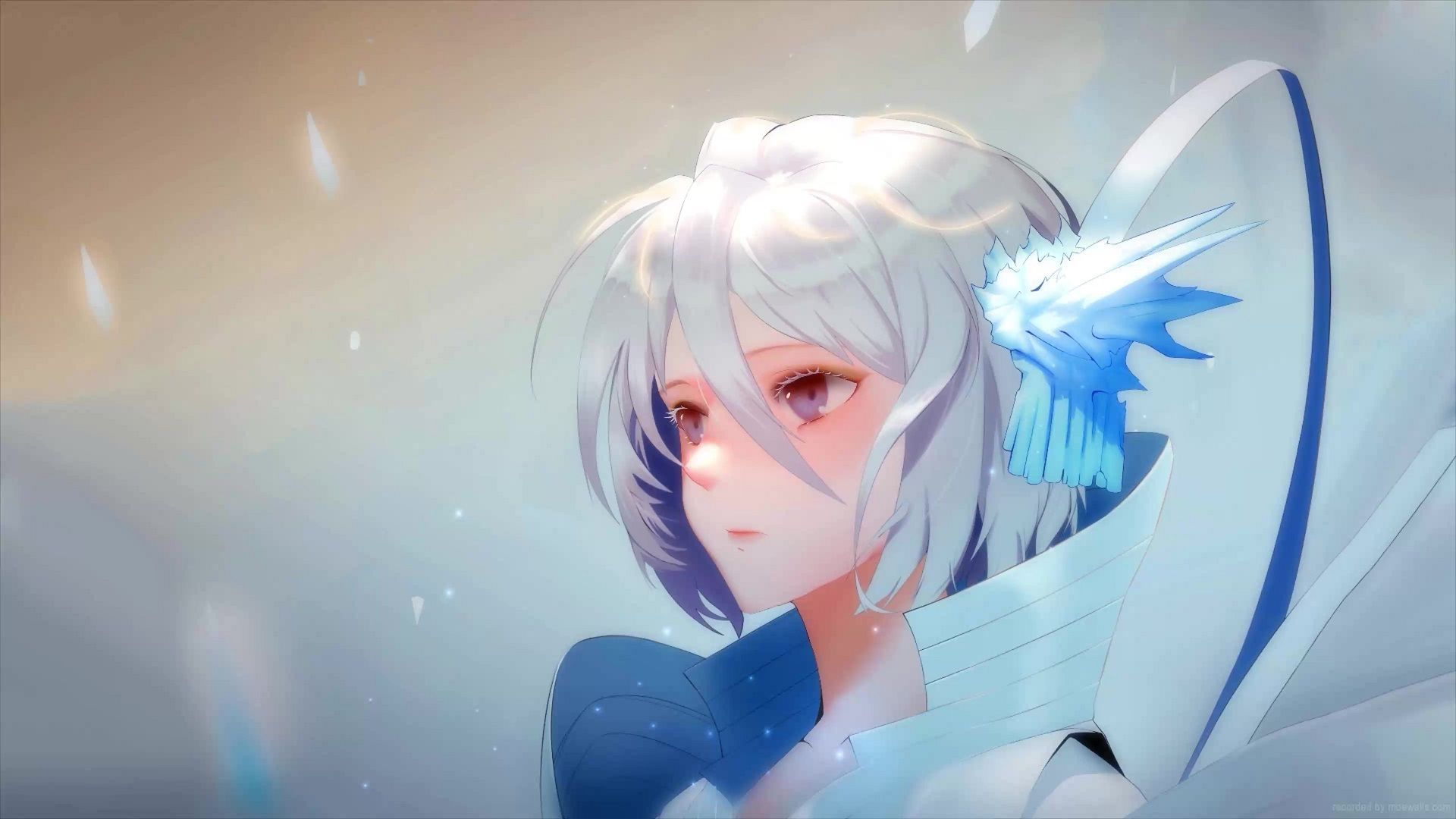 1920x1080 Rukia Bankai White Haze Punishment Live Wallpaper