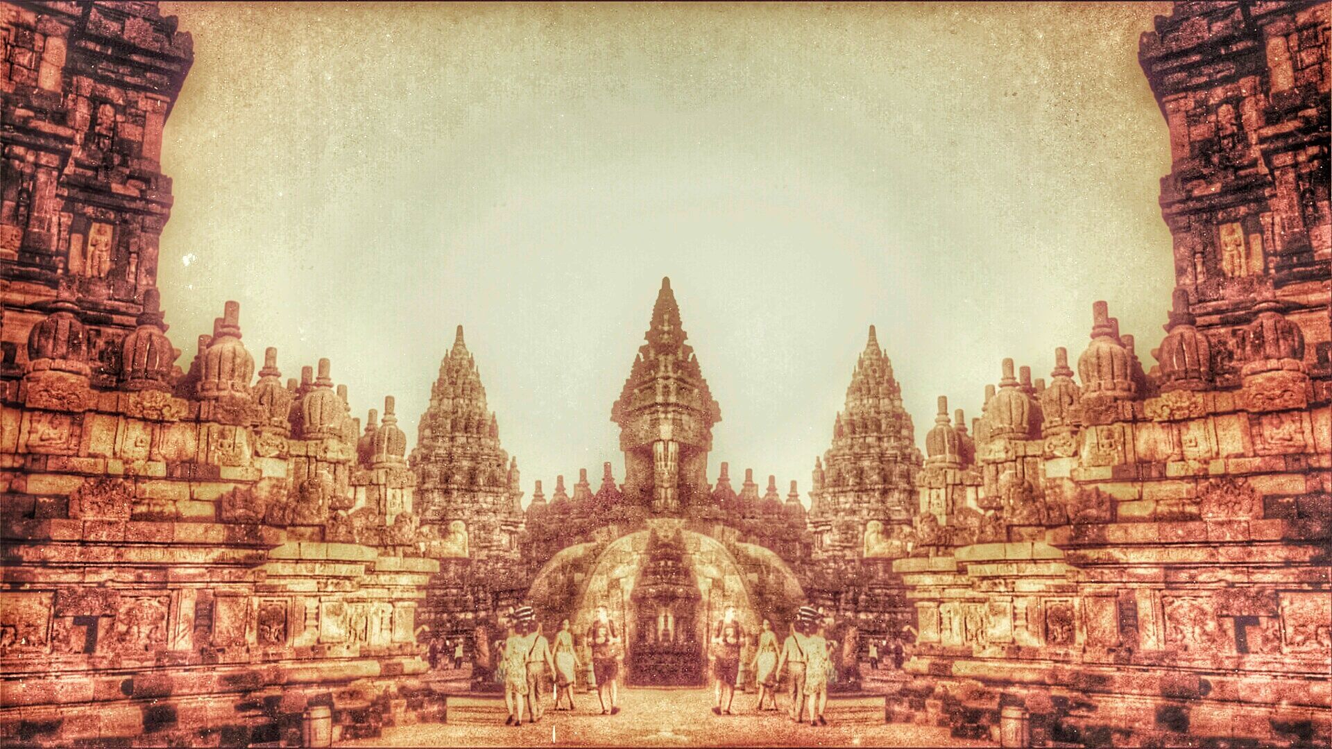 1920x1080 Religious Prambanan Temple HD Wallpaper