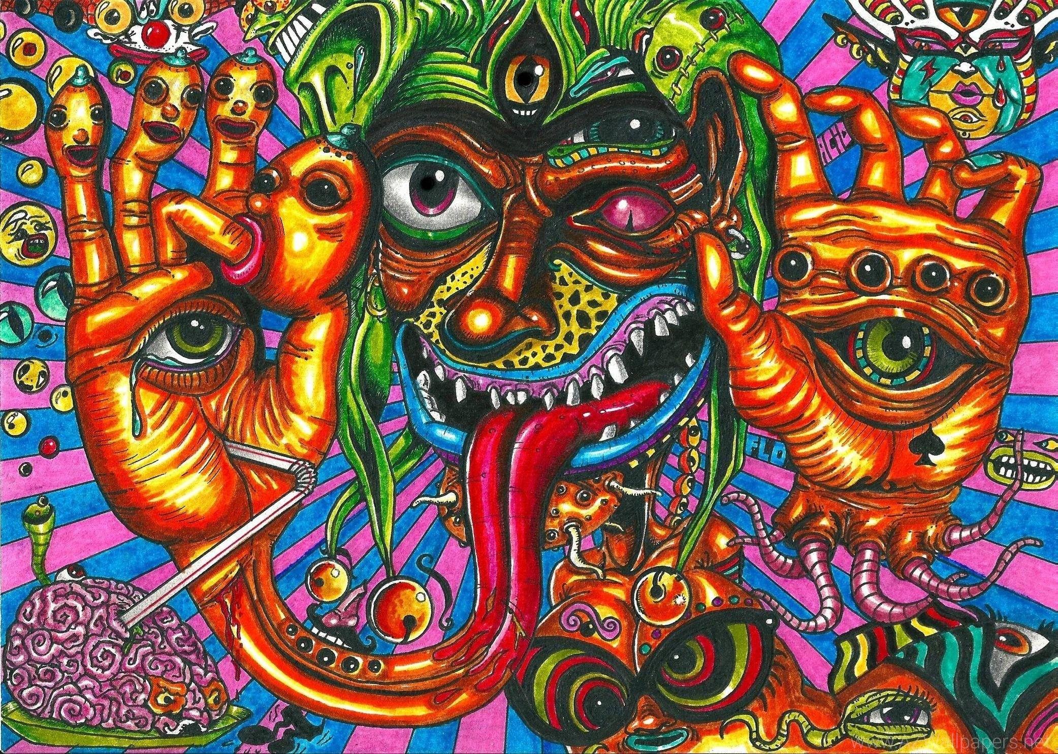 2083x1485 Acid Trip Wallpaper 11 HD Wallpaper Free