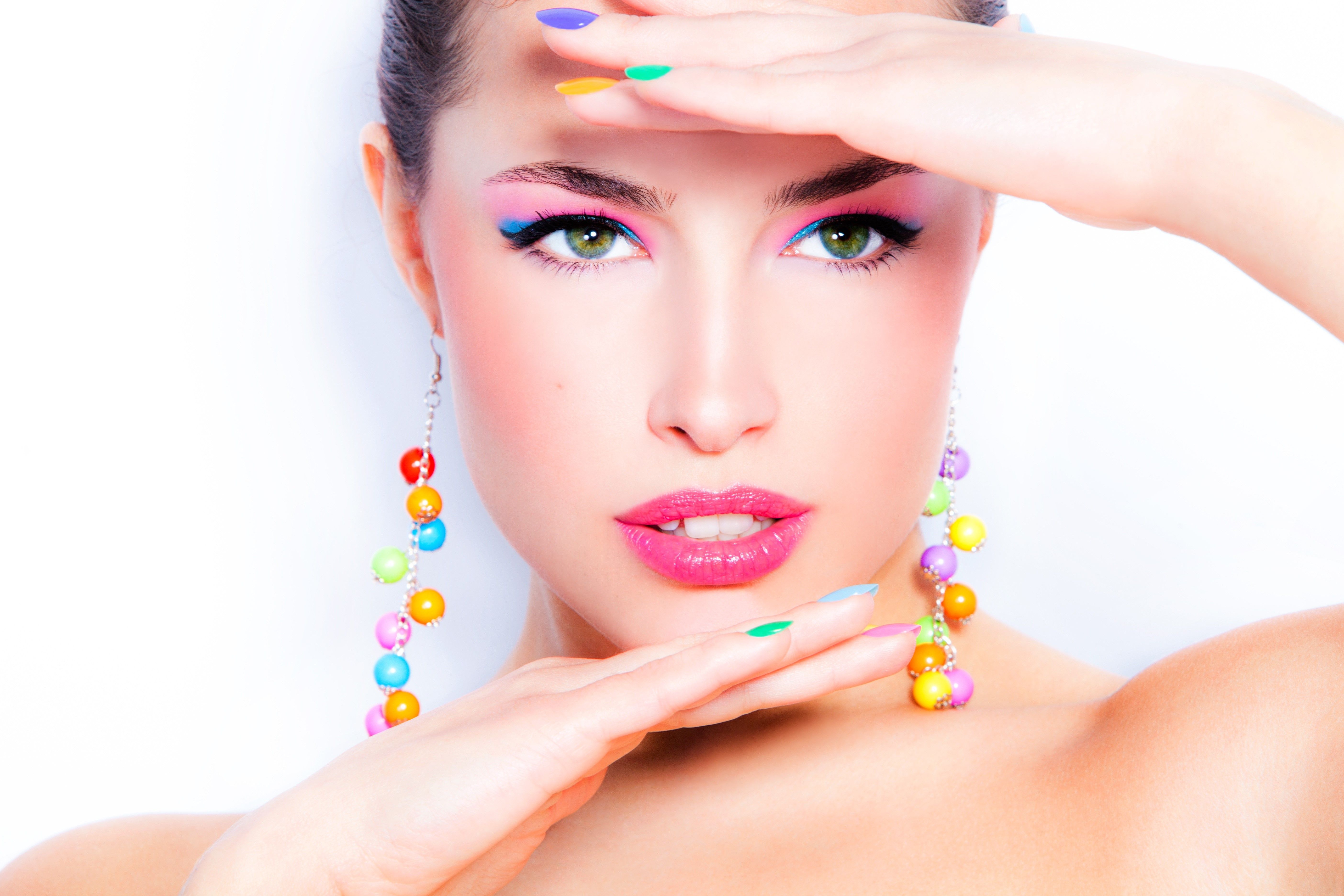 5616x3744 4K, 5K, Face, Makeup, Glance, Model, Beautiful Gallery HD Wallpaper