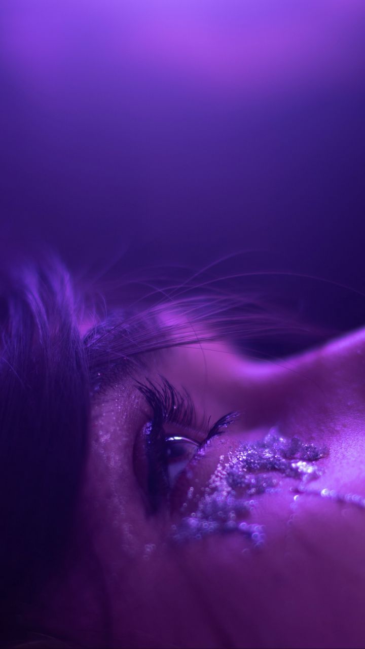720x1280 Download wallpaper 720x1280 eye, face, makeup, sparkles samsung galaxy mini s s neo, alpha, sony xperia compact z z z asus zenfone HD background