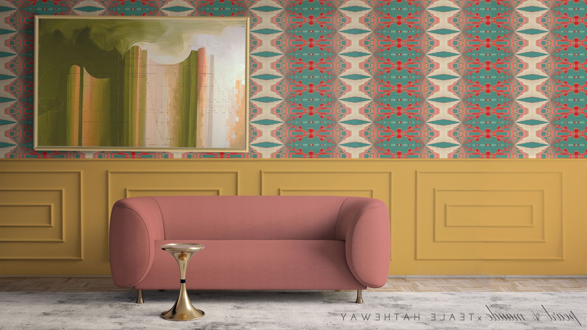1920x1080 Colorful Home Zoom Background for Virtual Meetings & Maude Home
