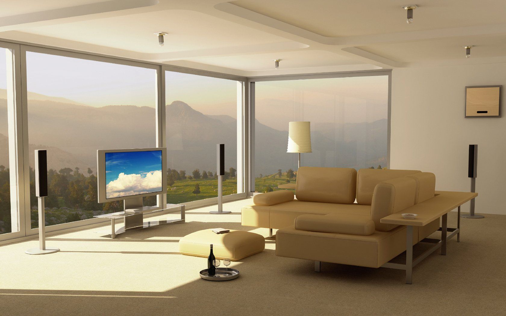 1680x1050 Man Made Room Wallpaper