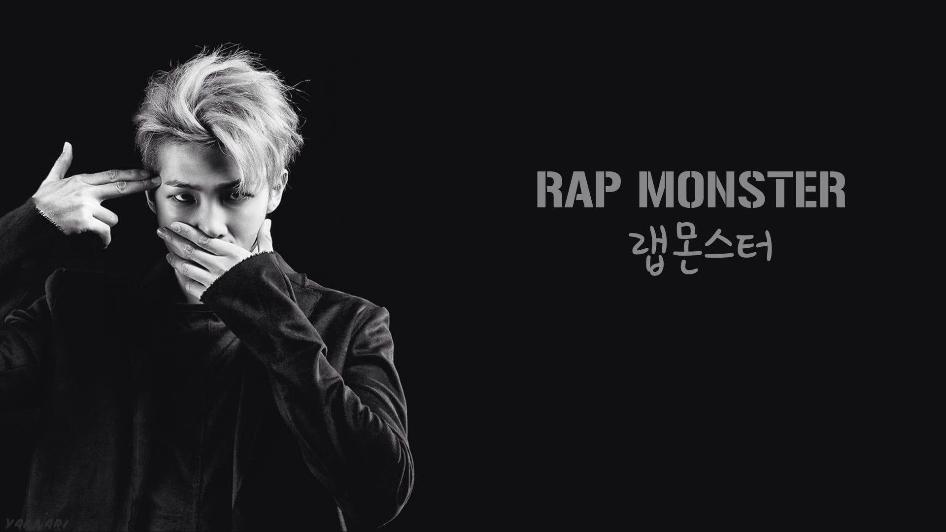 1920x1080 Music Wallpaper, BTS, One Person, Portrait, Text, Young Adult, Communication