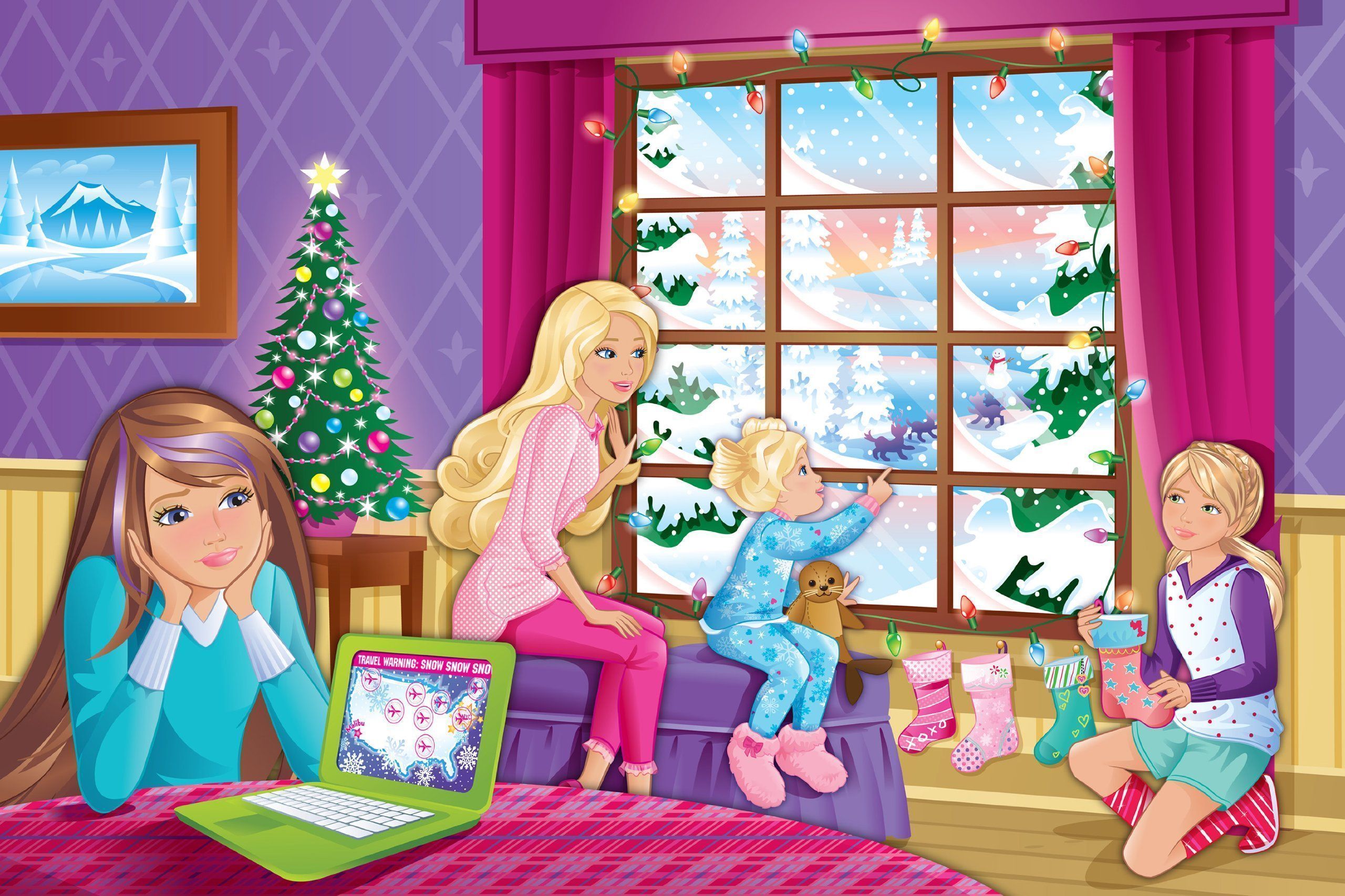 2560x1706 Barbie: A Perfect Christmas Movies Photo