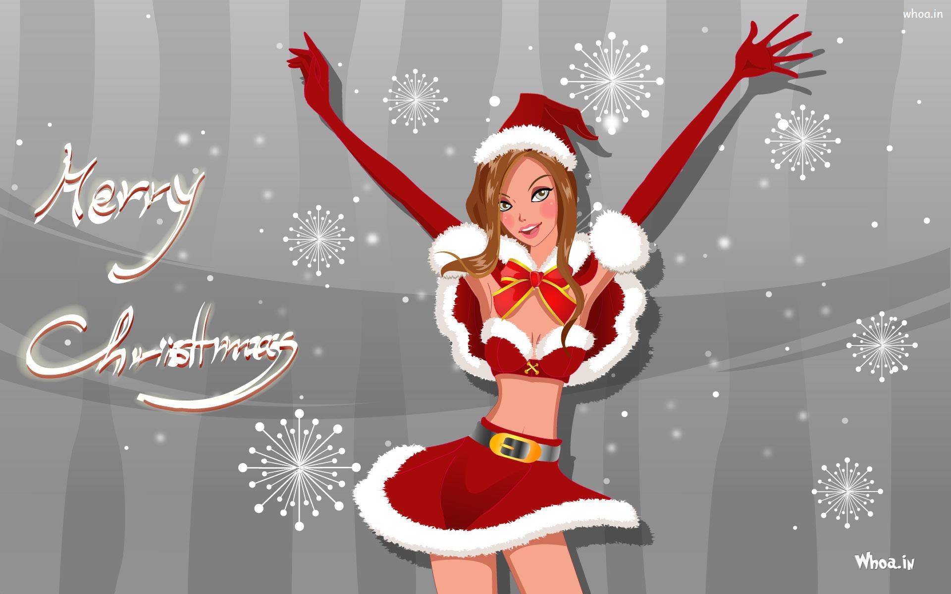 1920x1200 Merry Christmas Greetings For Barbie Girl