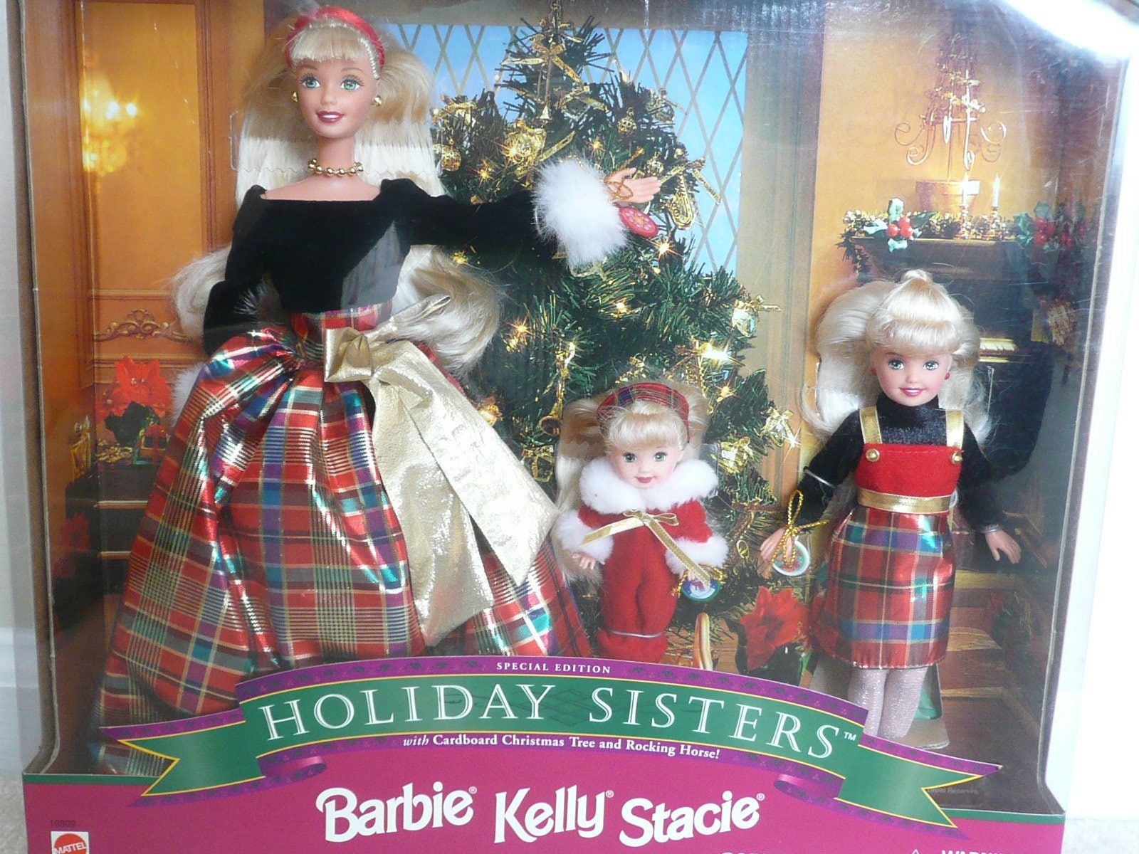 1600x1200 Barbie Holiday Sisters 19809 Barbie Kelly Stacie Christmas