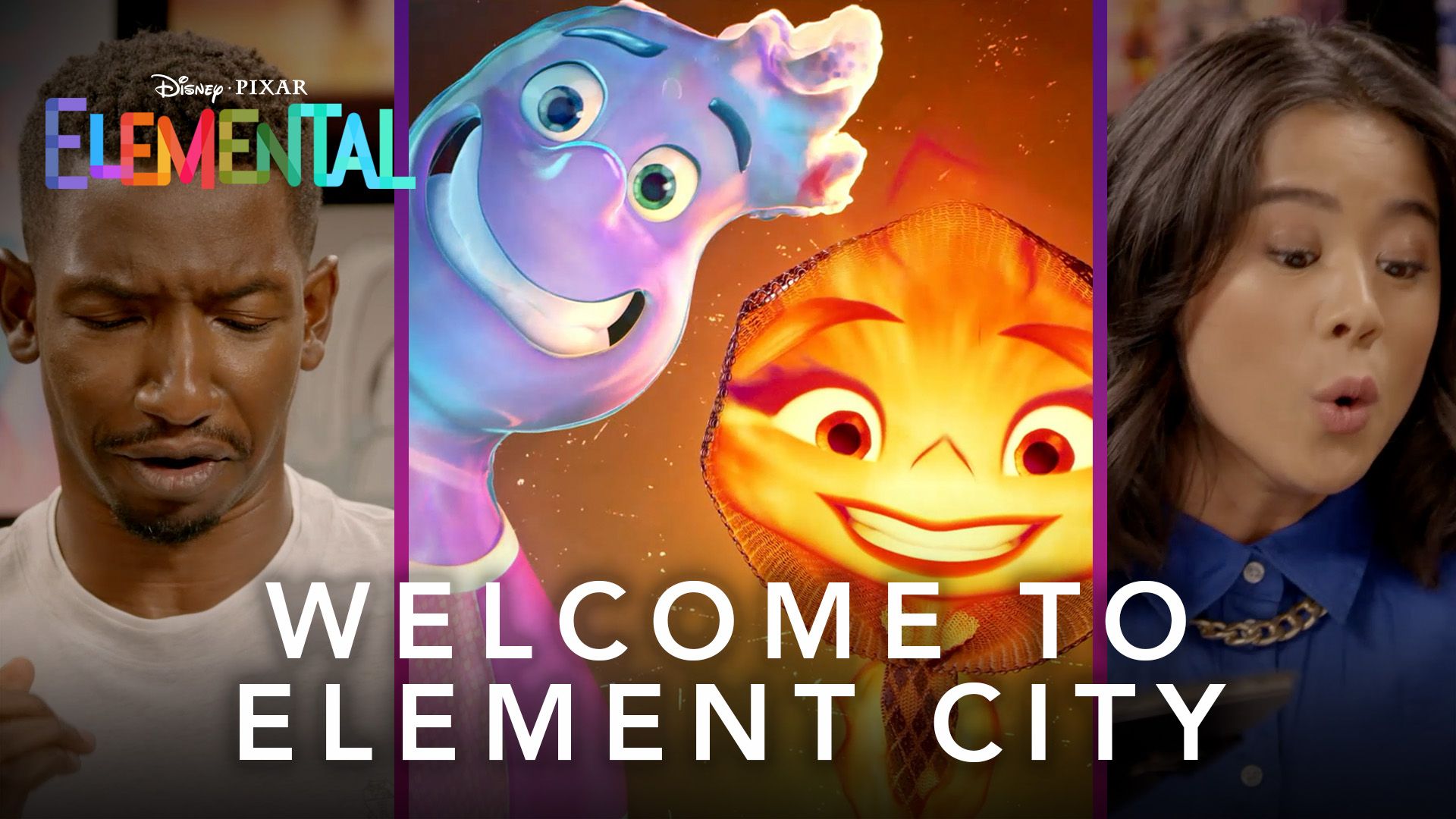 1920x1080 Pixar's Elemental - “The only way to get close to appreciate it is to see it on the big screen.” Take a deep dive into Element City with the cast and