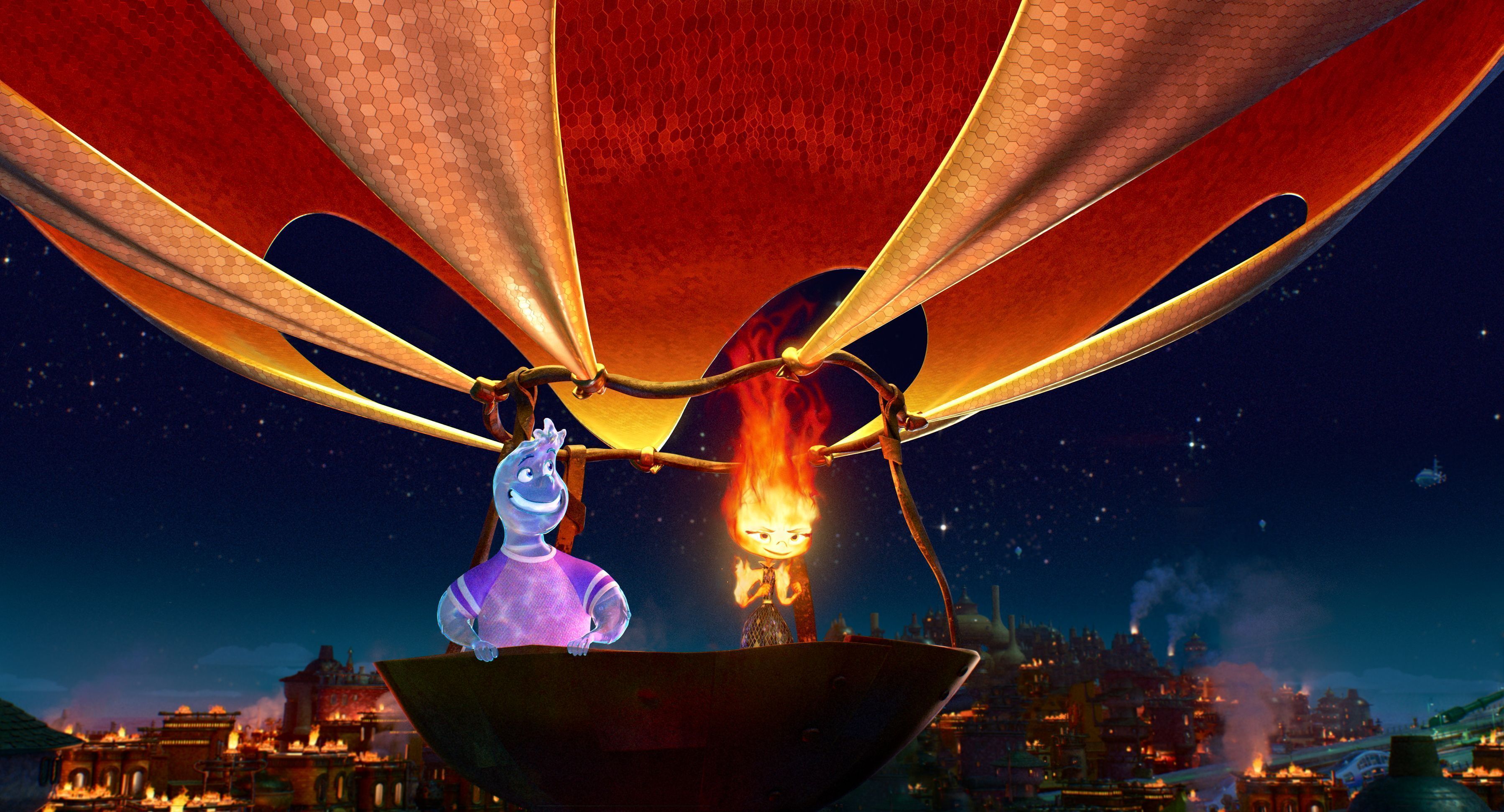 3597x1943 Elemental movie review: Pixar's blandly animated tale is entirely forgettable