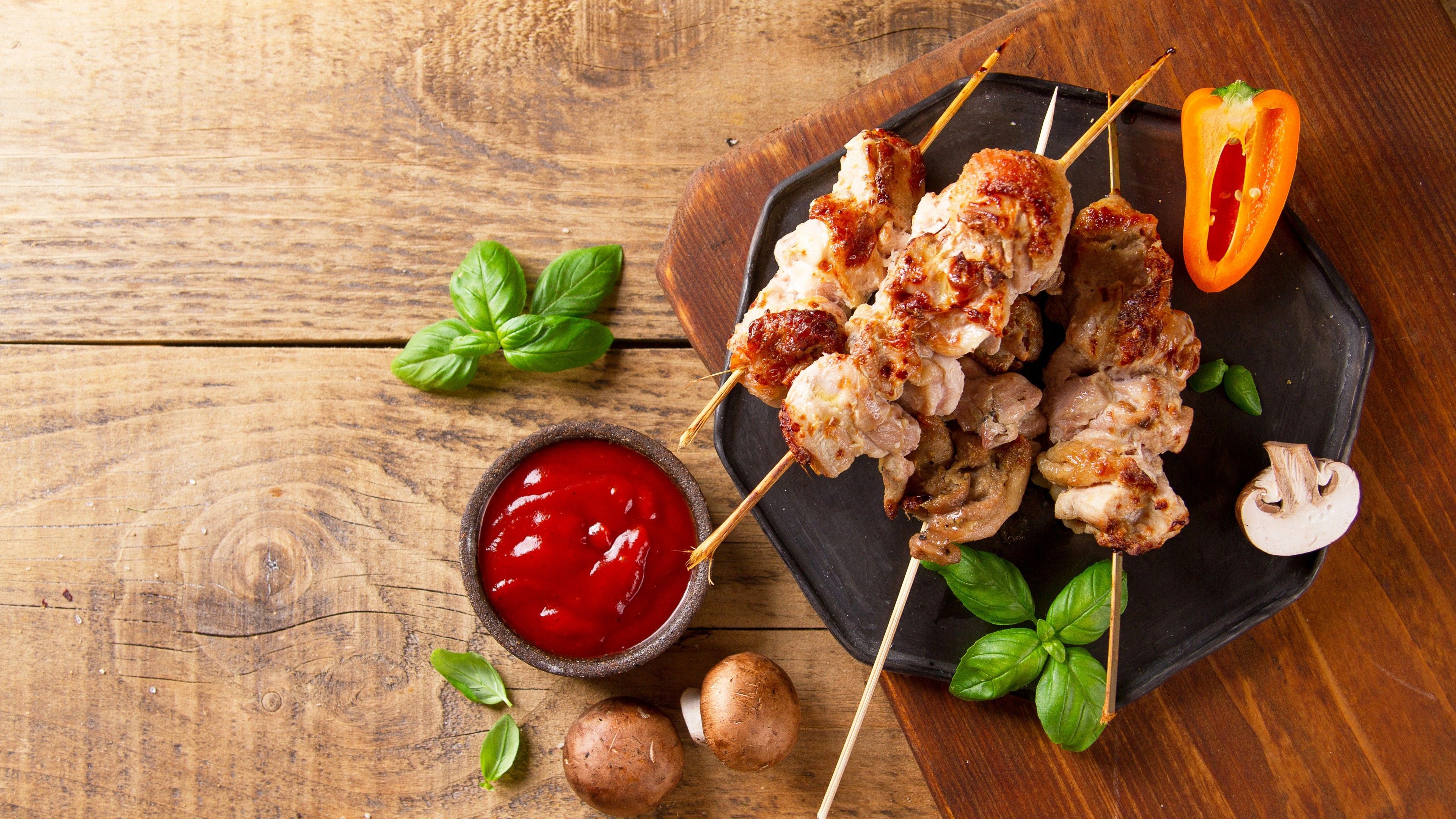3840x2160 Kebab Wallpaper