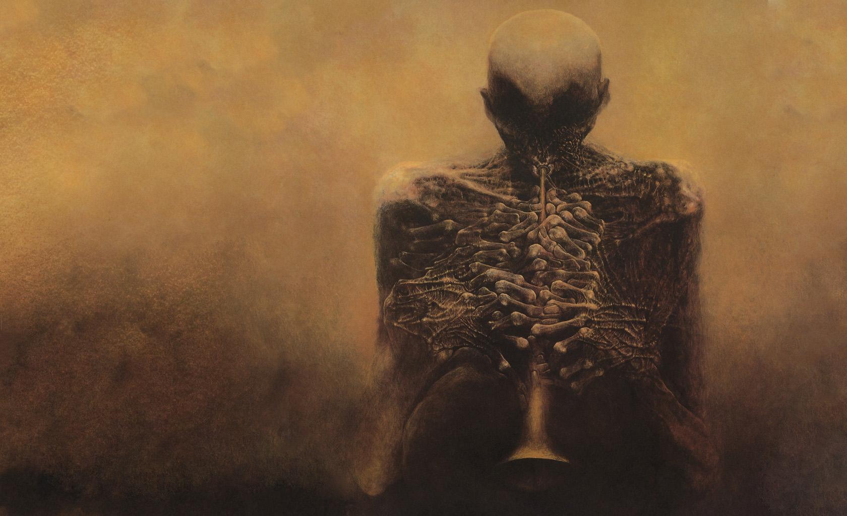 1680x1024 Zdzisław Beksiński Wallpaper