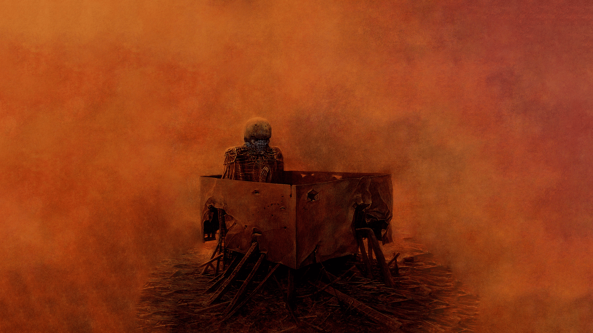 1920x1080 Wallpaper / Zdzisław Beksiński, fantastic realism, creepy, surreal free download