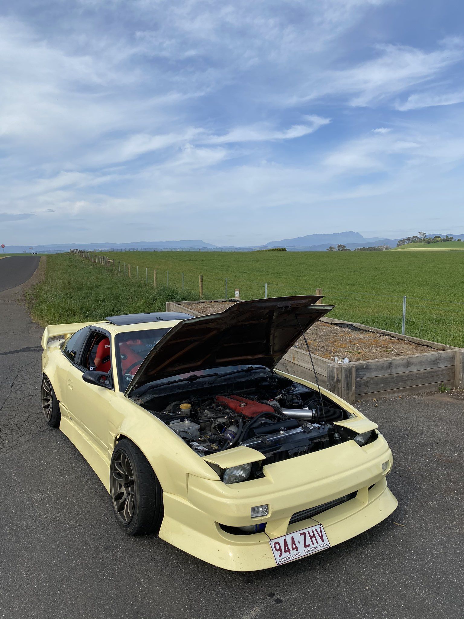 1536x2048 adam lz'm driving around Tasmania in a replica of my first drift car. so insane to think about!